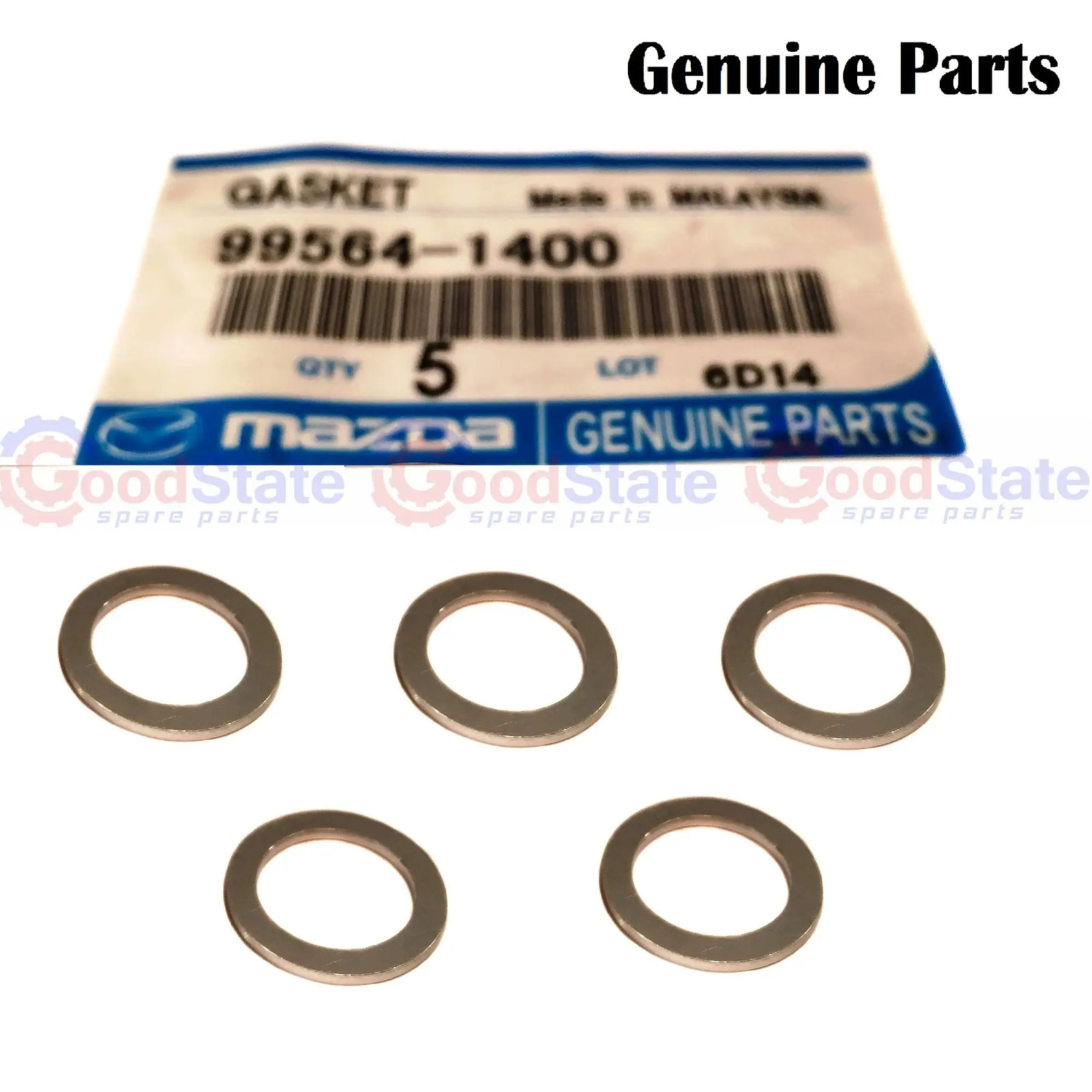GENUINE Mazda Oil Drain Sump Plug Washer 14mm x5 995641400 GS741 RX 7 8