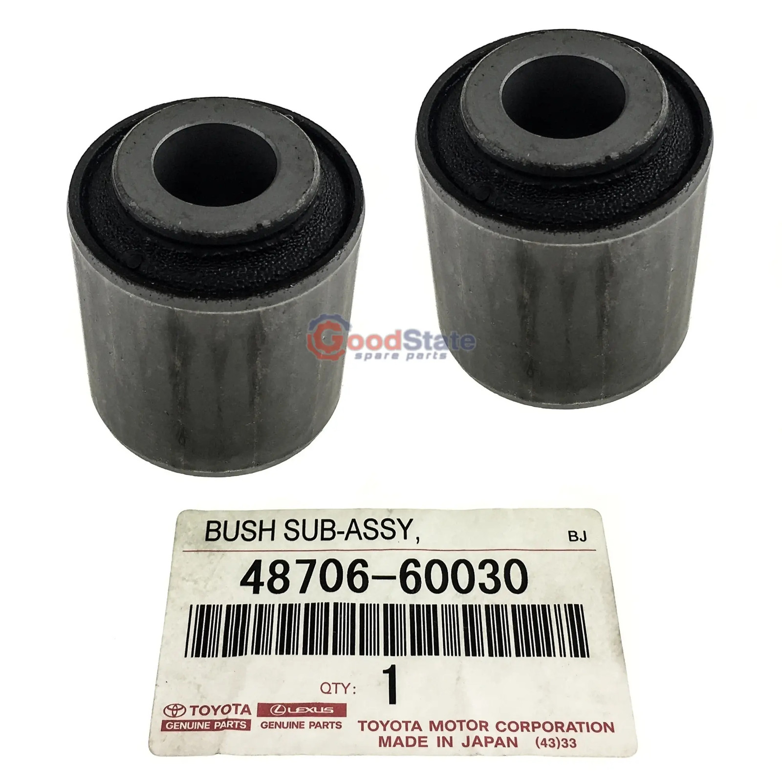 Genuine Toyota LandCruiser 80 Series Front Panhard Rod Bush x2 48706-60030
