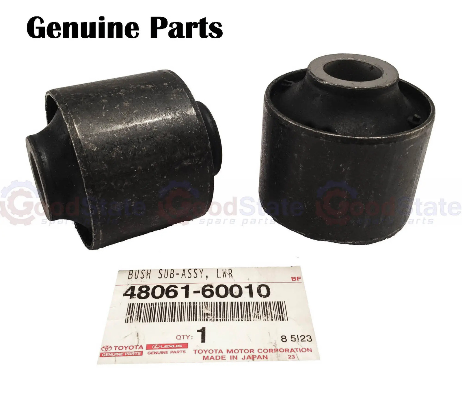Genuine Toyota LandCruiser 80 Series HZJ Front Radius Rear Bush x2 48061-60010