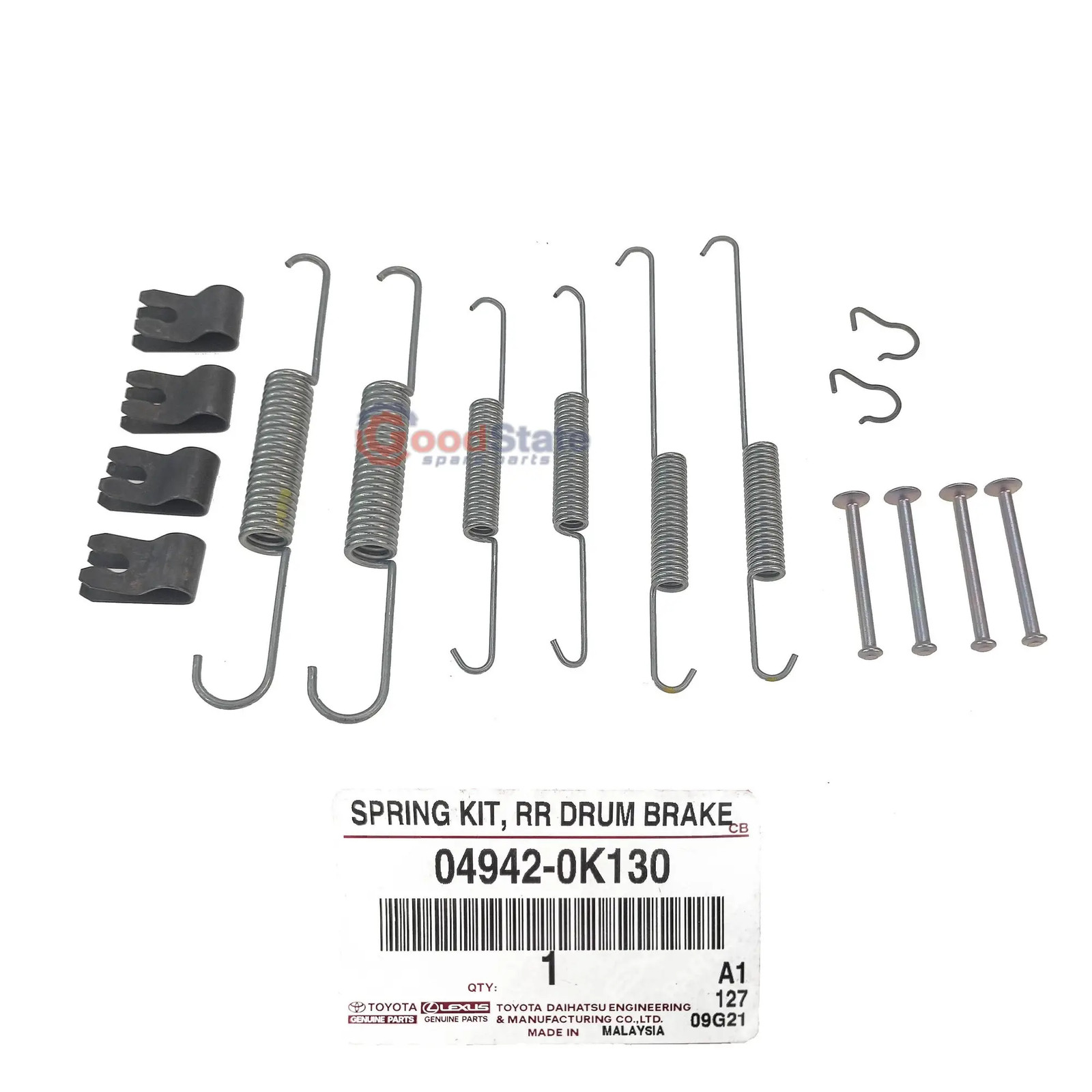 Genuine Toyota Hilux KUN126 KUN125 GUN136 GUN135 Rear Brake Spring 04942-0K130