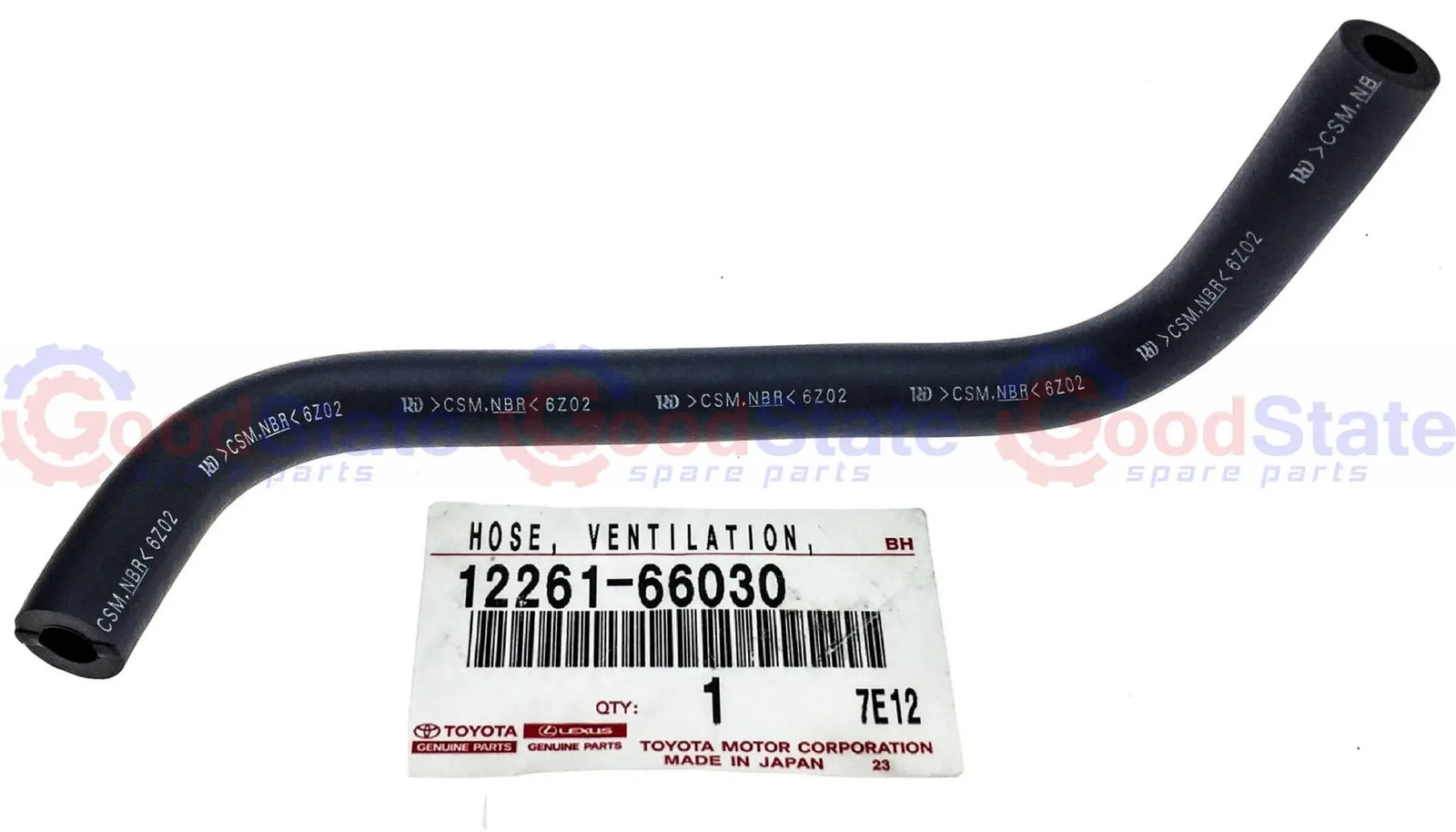 Genuine Toyota LandCruiser 105 Series 1FZ 4.5 Petrol Breather Hose 12261-66030