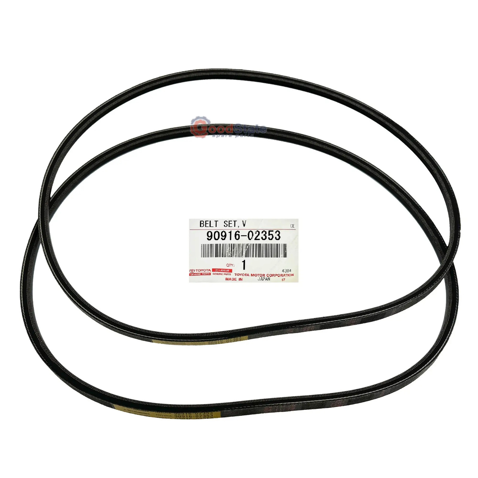 Genuine Toyota LandCruiser FZJ70 FZJ105 1FZ 4.5 Petrol Drive Belt Fan Alternator