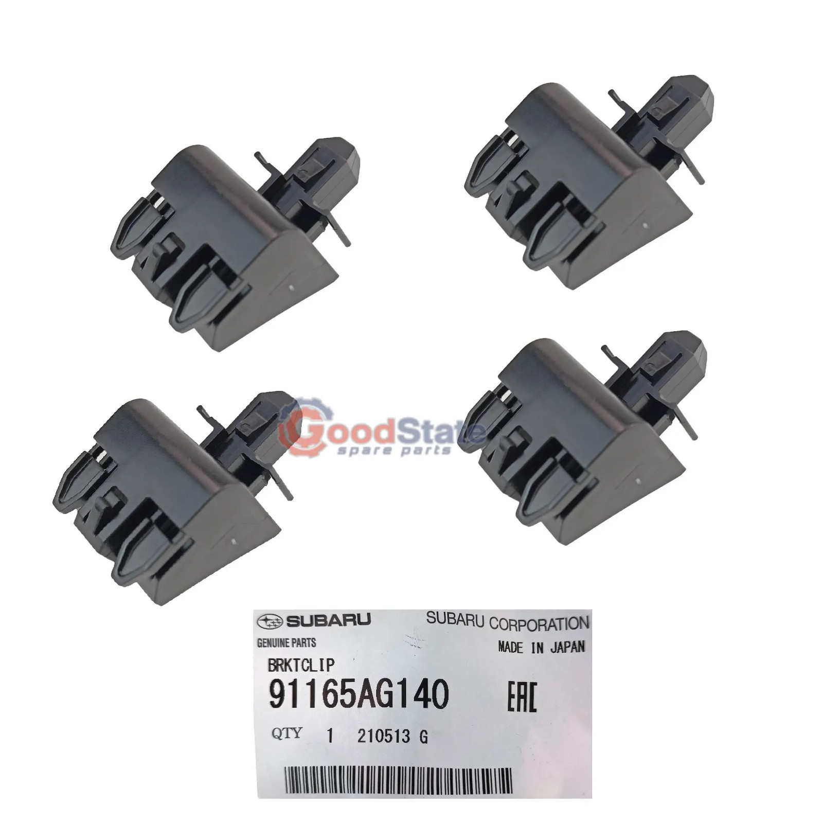 GENUINE Subaru Legacy Liberty Outback Grille Retainer Bracket Clip x4 91165AG140