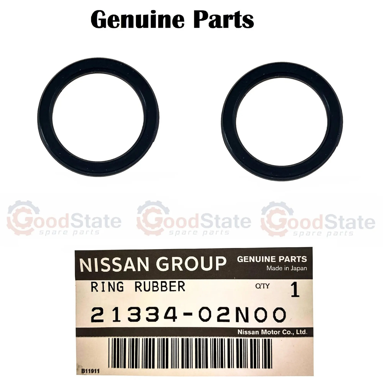 GENUINE Nissan Patrol Y61 GU TD42 ZD30 Oil Cooler Seal O Ring x2 GS5069