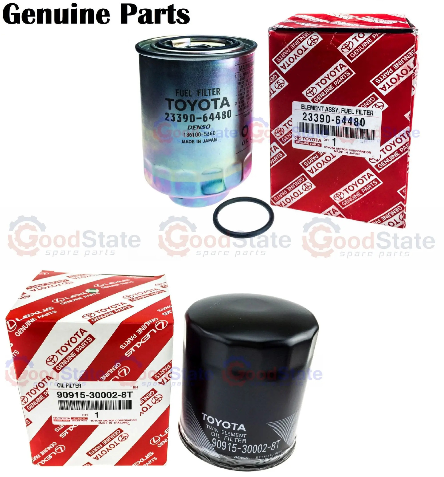 Genuine Toyota LandCruiser HZJ105 HDJ79 HDJ78 HDJ101 HDJ100 1HD 1HZ Fuel Filter