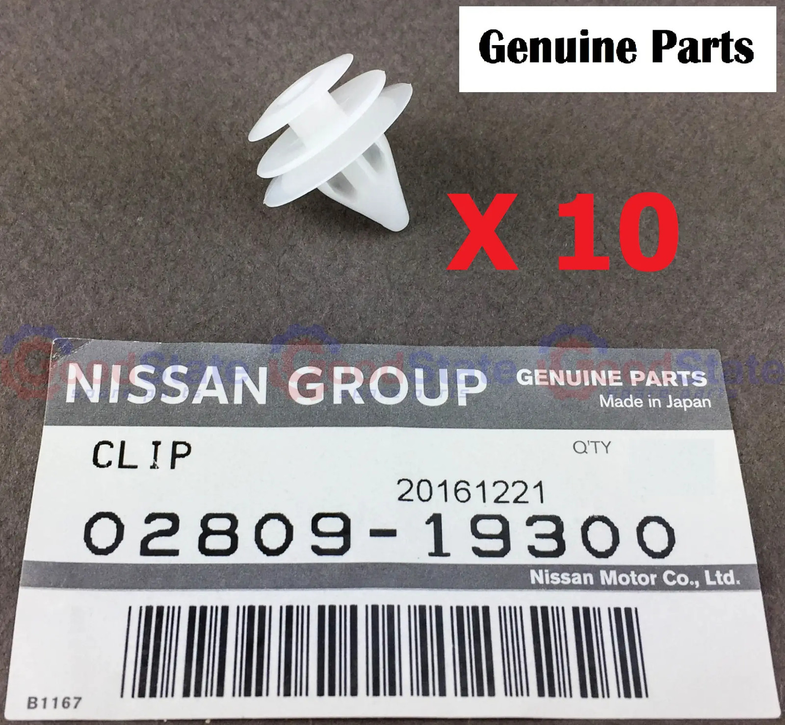 GENUINE Nissan Patrol Y60 GQ Y62 Front Door Trim Panel Clip x10 GS3107