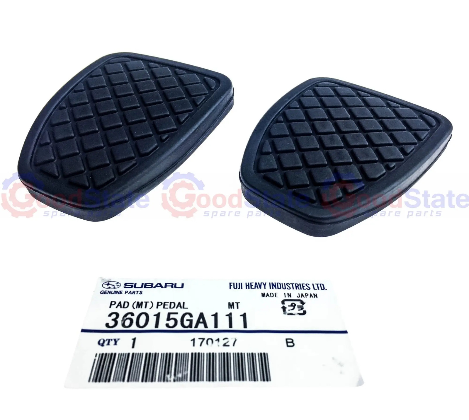 Subaru 36015GA111 Pedal Rubber Pad Set Brake Clutch Impreza Forester BRZ