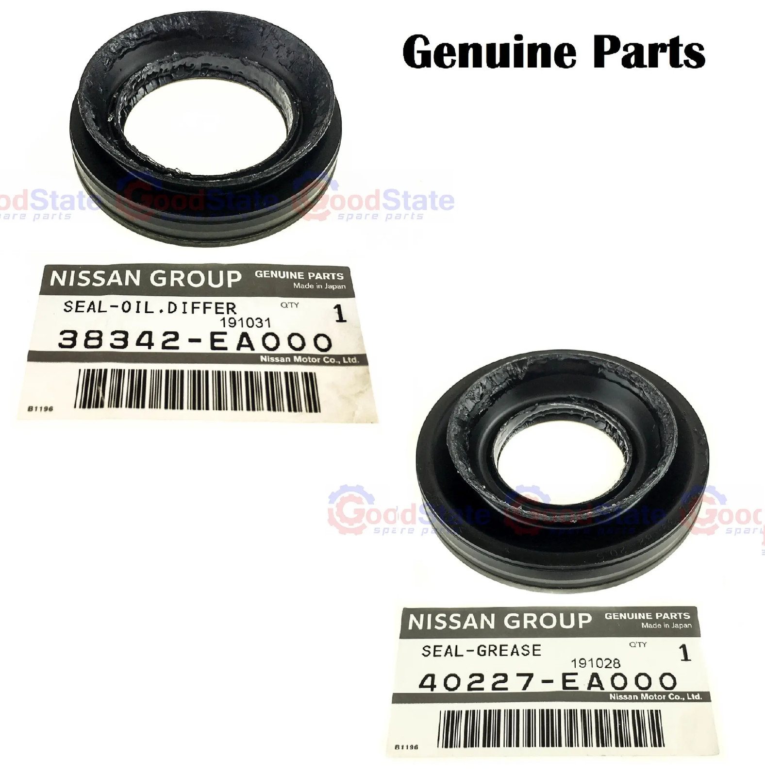 GENUINE Nissan Pathfinder R51 4WD Front LH RH Diff Axle Oil Seal Kit GS5004