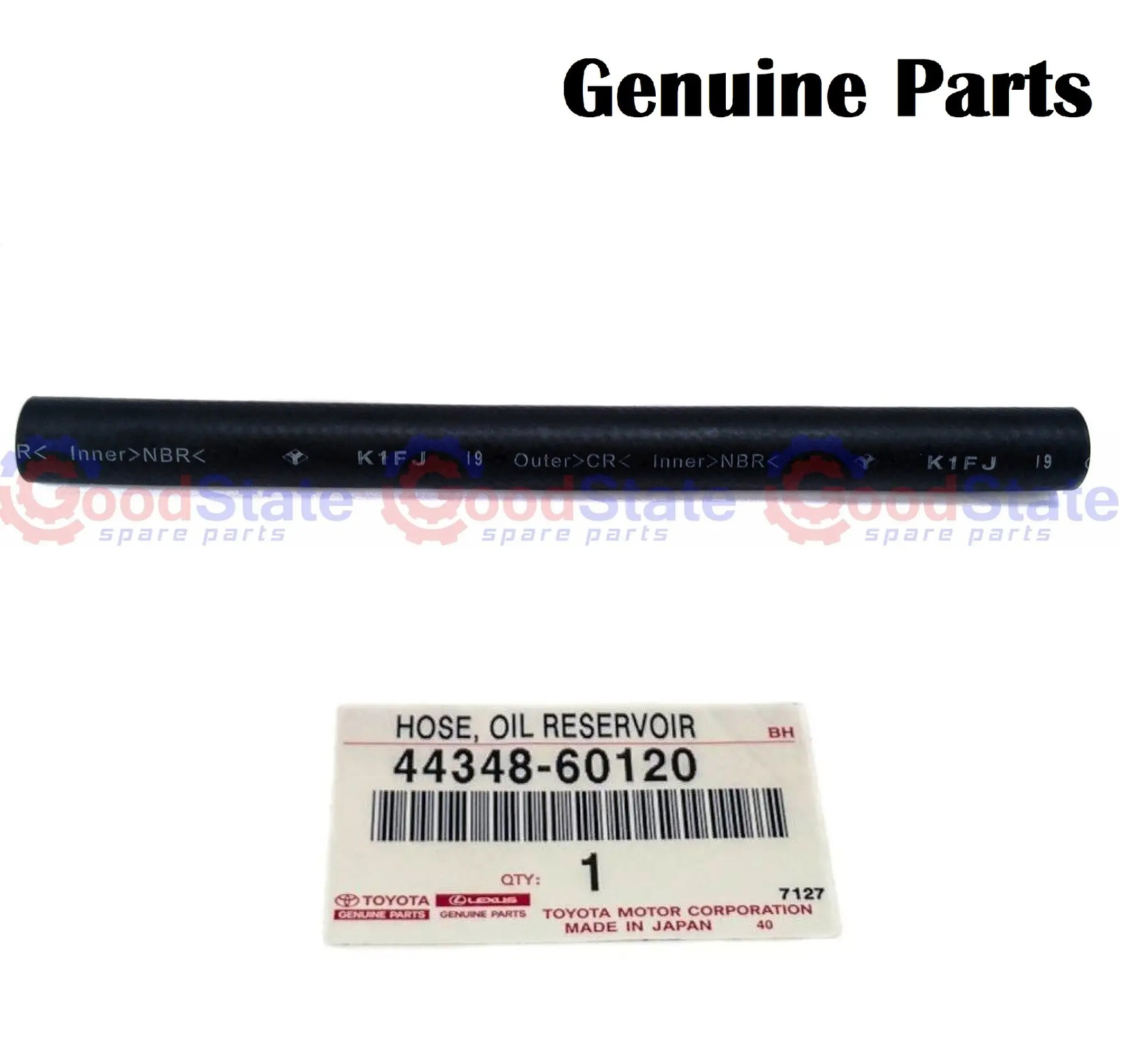 Genuine Toyota LandCruiser 105 80 Series HZJ HDJ Power Steering Hose 4434860120