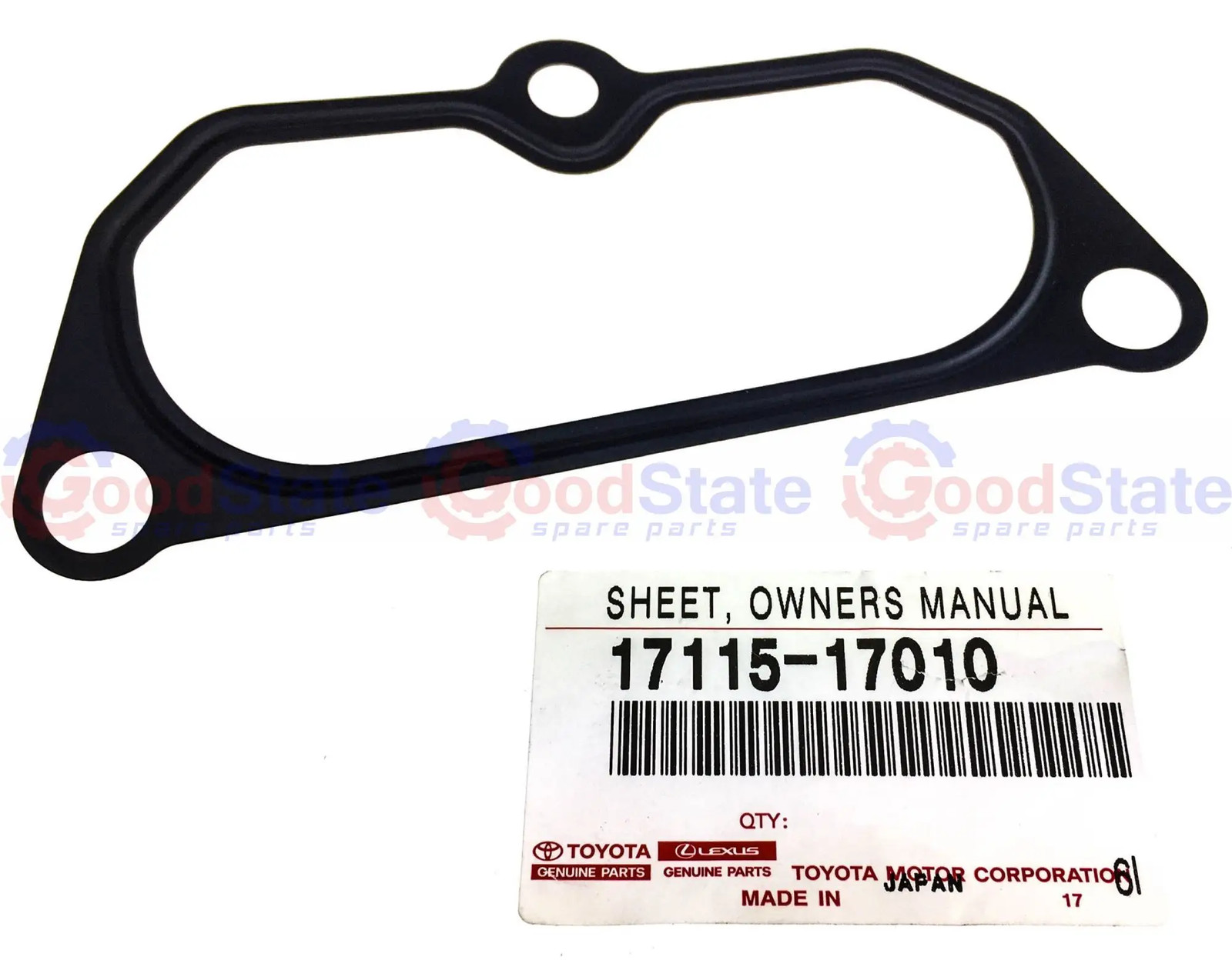 Genuine Toyota LandCruiser Intake Manifold Pipe Gasket 17115-17010 HZJ105 HDJ80