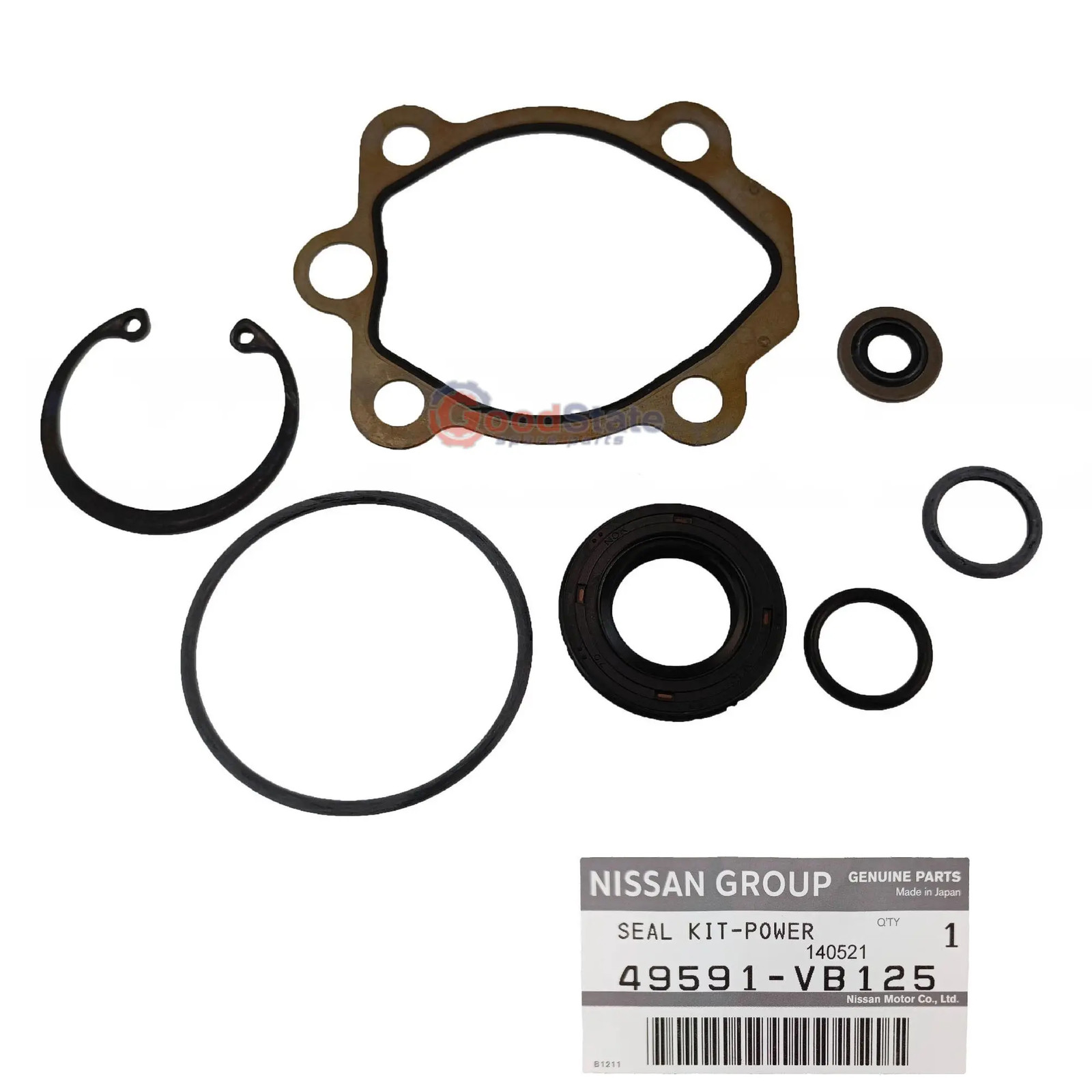 GENUINE Nissan Patrol Y61 TB48DE TD42T TD42TI Power Steering Pump 49591-VB125