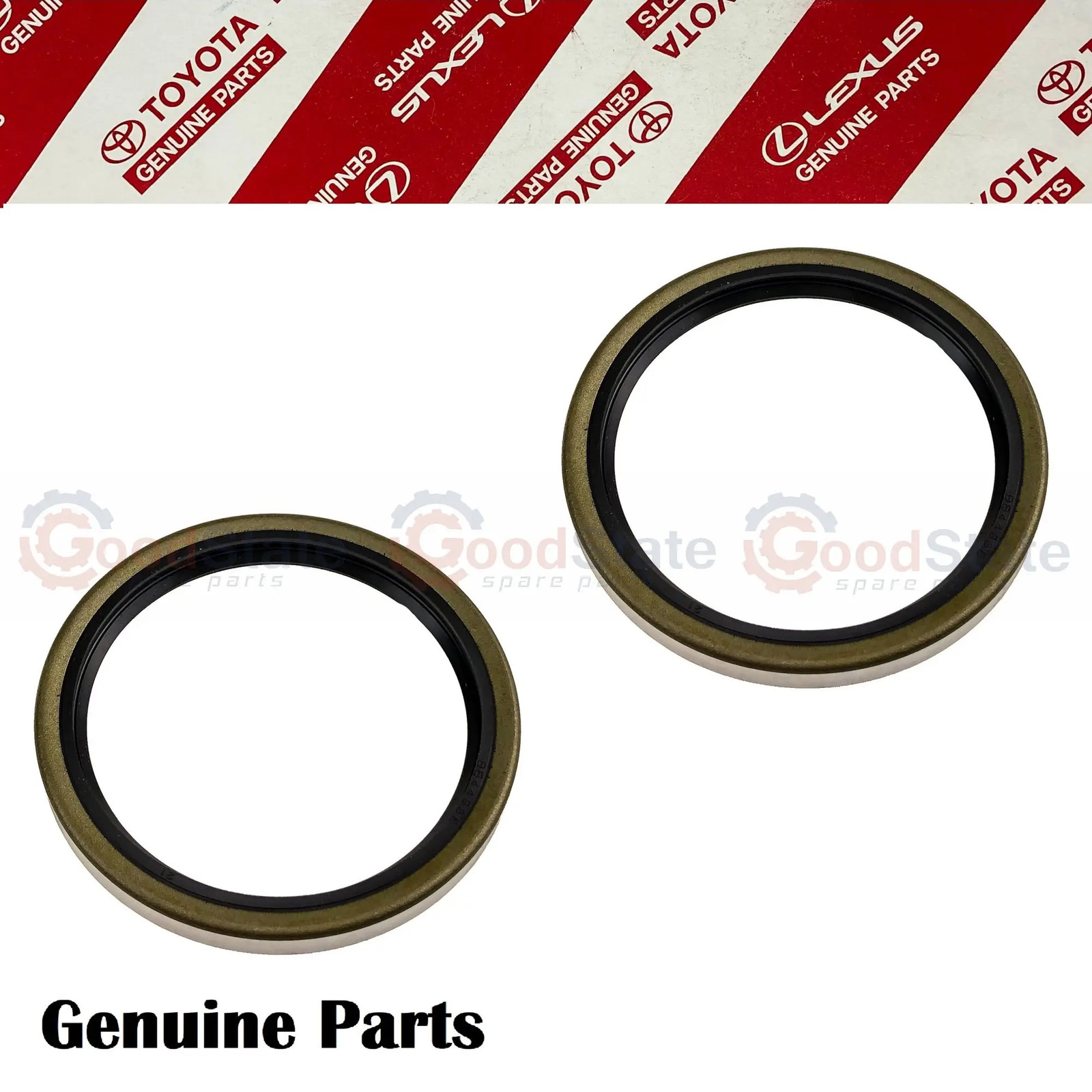 Genuine Toyota LandCruiser 100 Series UZJ Rear Axle Shaft Seal x2 90310-58002