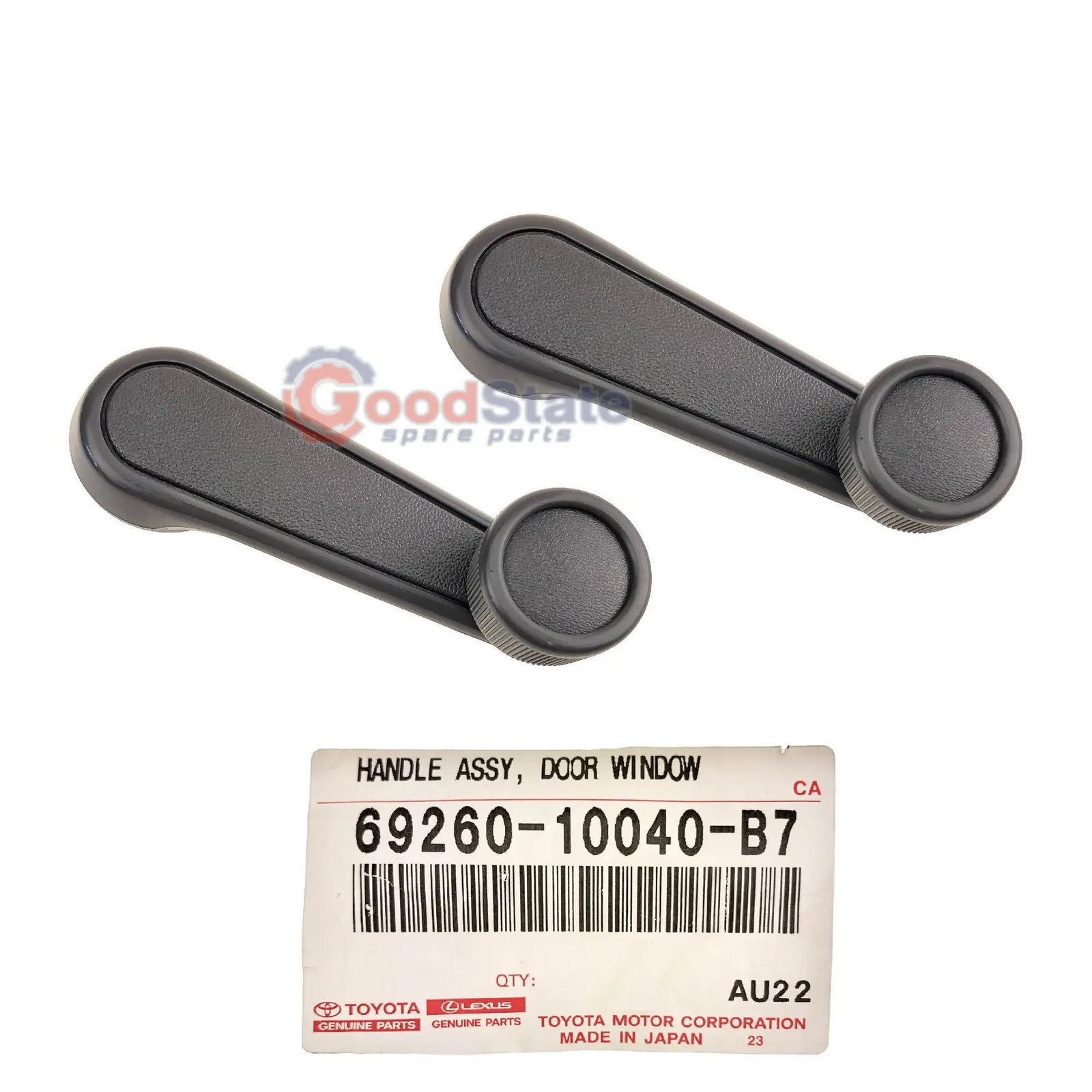 Genuine Toyota LandCruiser 79 Series VDJ HZJ FZJ Front Door Window Handle x2