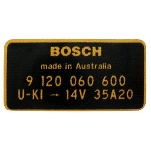 RSP Decal Bosch Alternator Holden HR-HG 6 Cylinder - AD1000 Auto