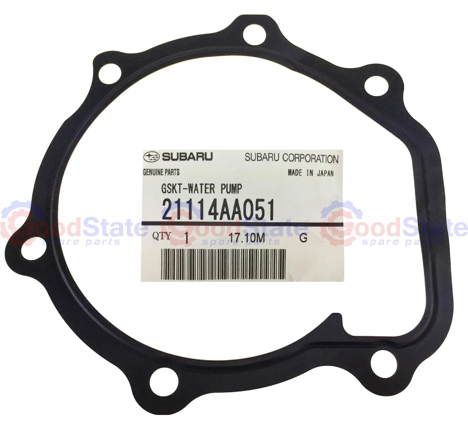 GENUINE Subaru Engine Water Pump Gasket 21114AA051 21114AA050 Liberty Forester