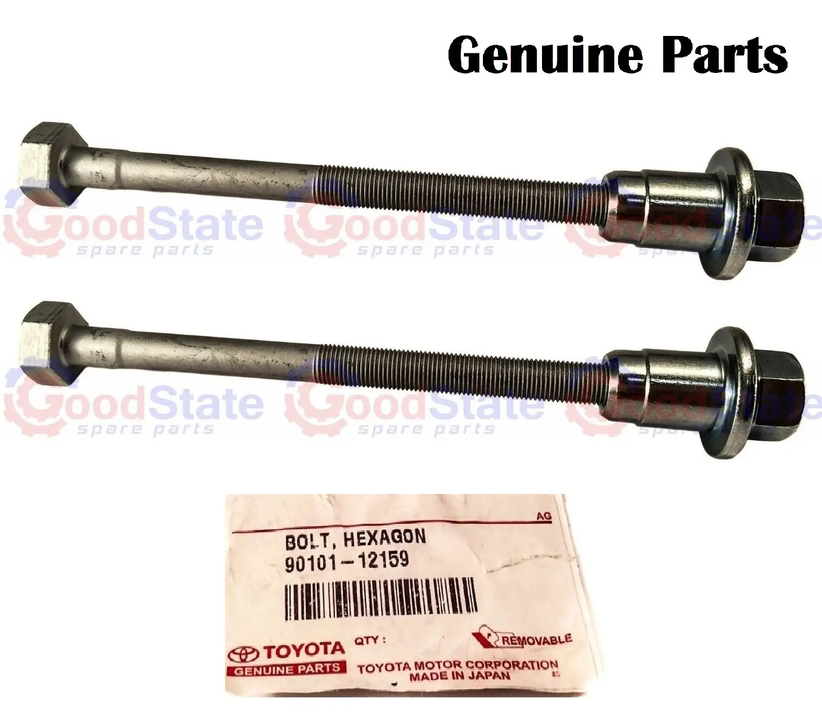 Genuine Toyota Hilux Front Torsion Anchor Bolt x2 LN190 LN172 LN171 LN170 LN167