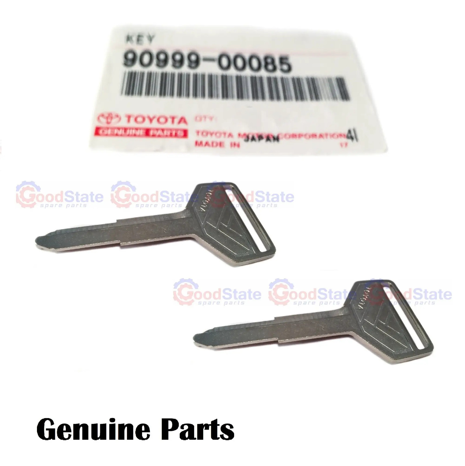 Genuine Toyota Town Lite Ace KM51 Trueno AE86 Chip Uncut Blank x2 90999-00085