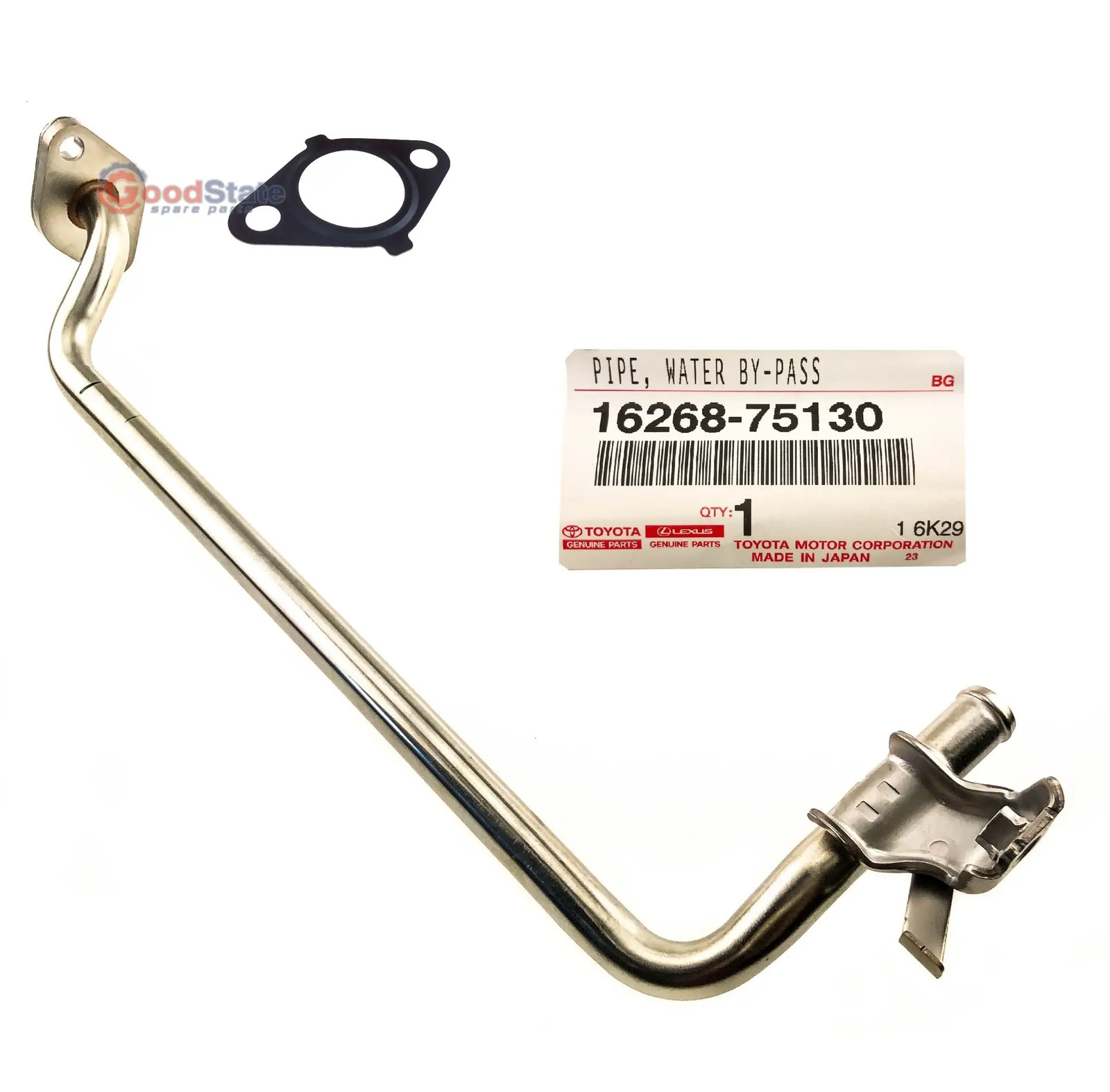 Genuine Toyota Hiace 2TR Coolant Bypass Pipe Gasket TRH221 TRH213 TRH203 TRH201