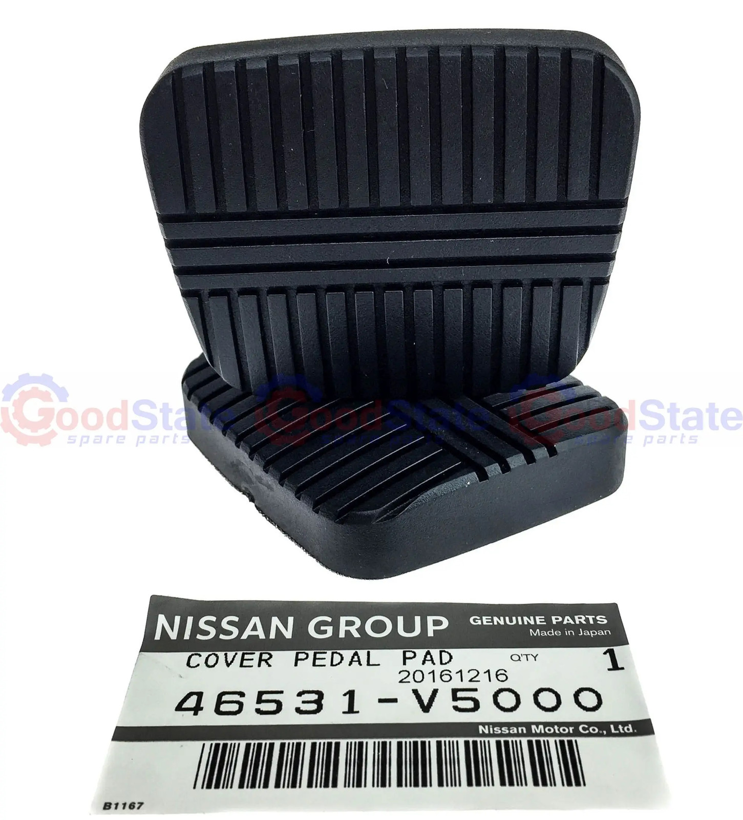 Genuine Nissan Skyline R31 R32 Manual Clutch Brake Pedal Pad Rubber 2pcs GS165