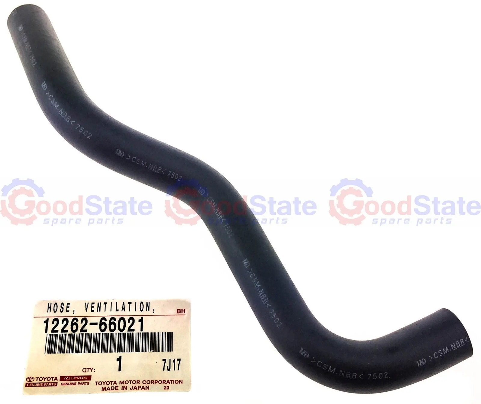 Genuine Toyota LandCruiser 80 Series 1FZ FE 4.5 Petrol Breather Hose
