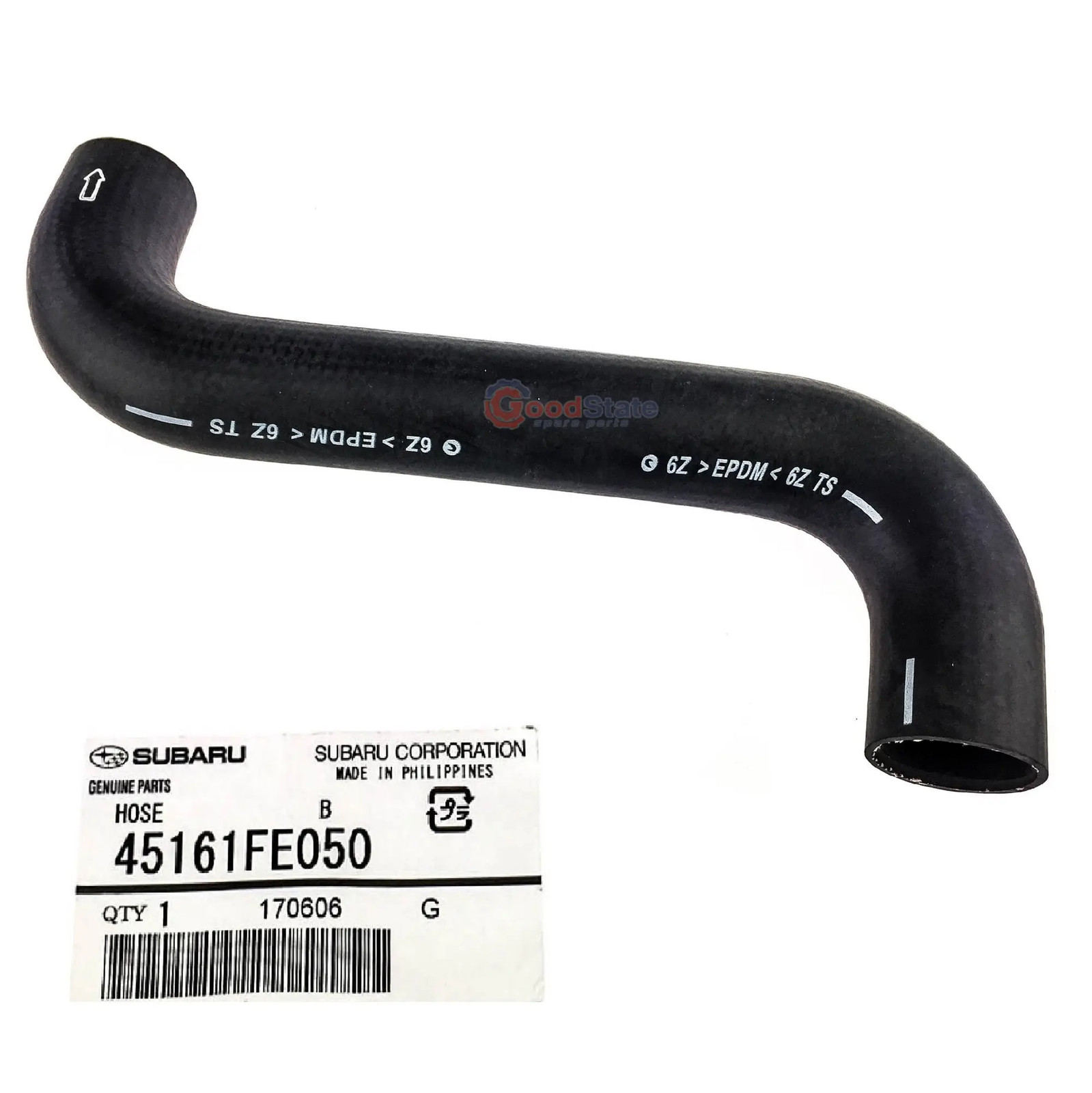 Genuine SUBARU Impreza 00-07 WRX STi Upper Top Radiator Hose 45161FE050