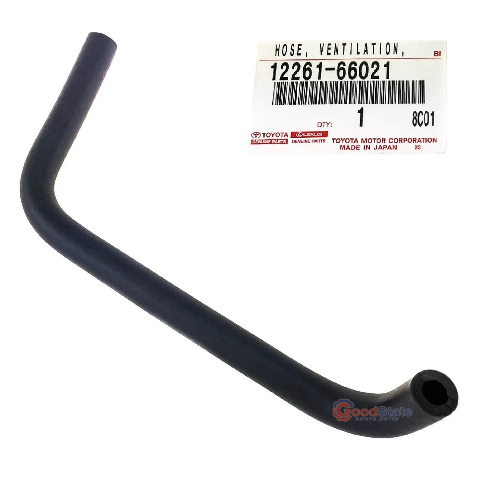 Genuine Toyota LandCruiser 80 Series 1FZ FE 4.5 Petrol Breather Hose 12261-66021
