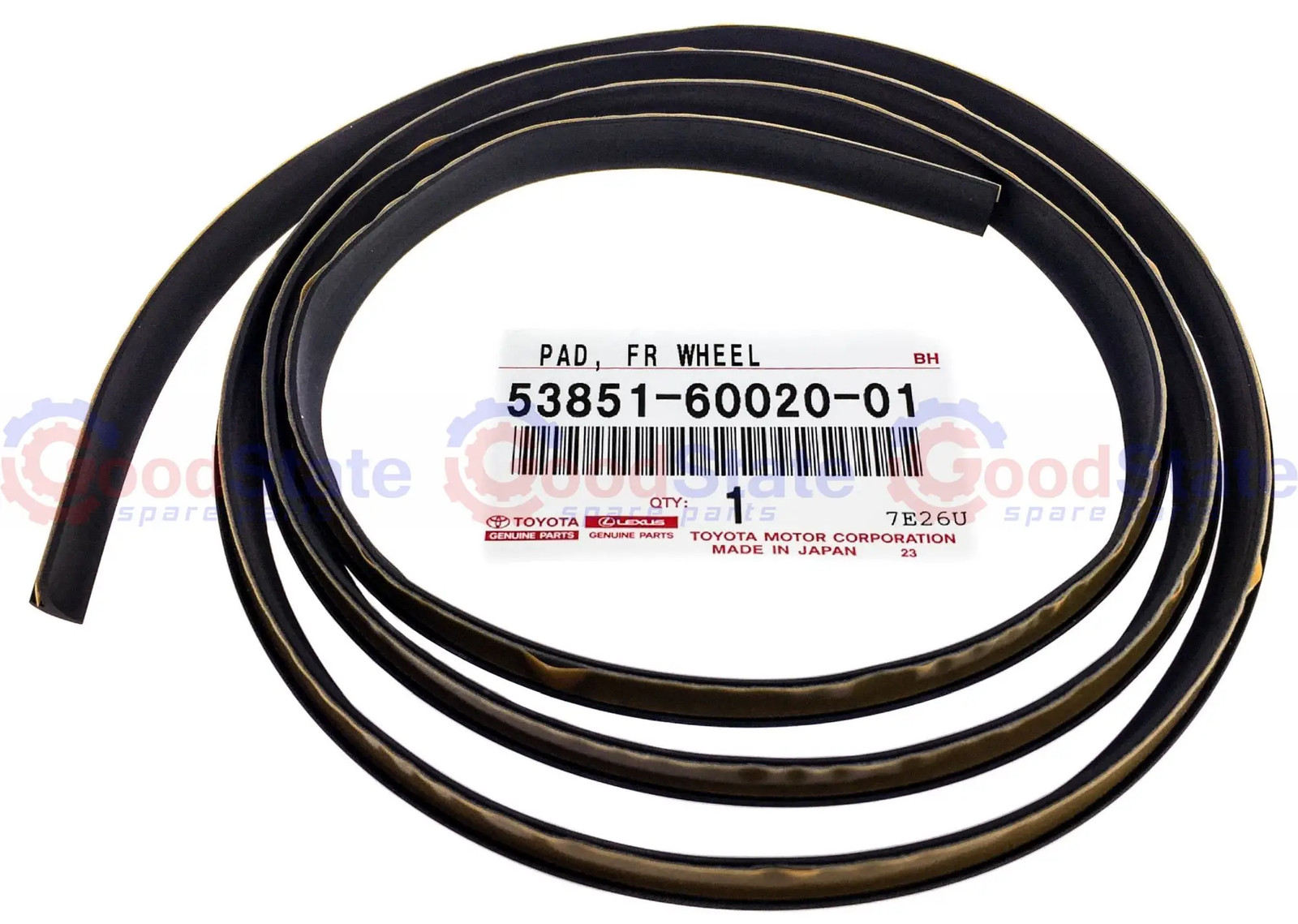 Genuine Toyota LandCruiser 80 Series FZJ FJ Wheel Arch Flare Seal Pad Black