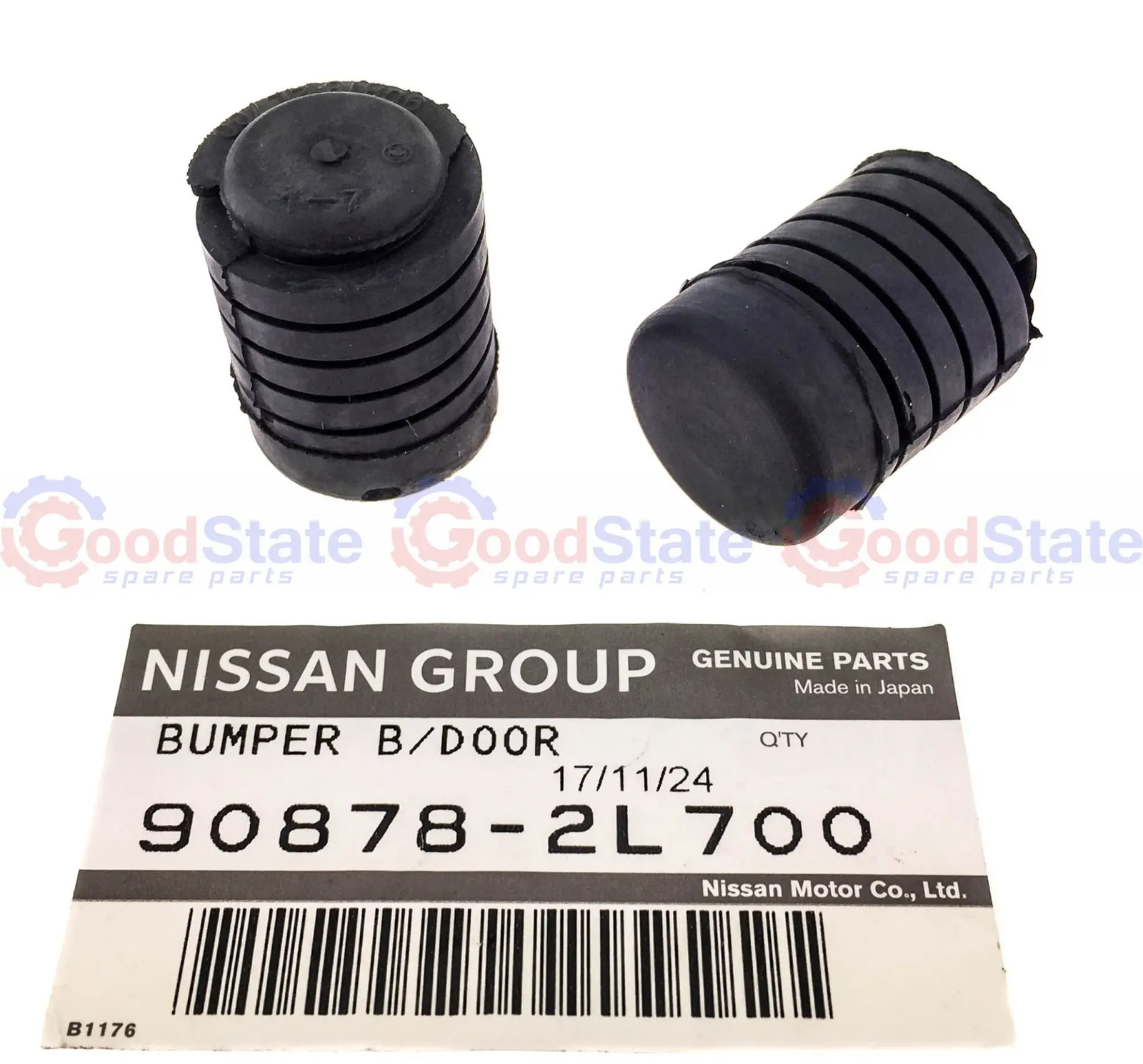 GENUINE Nissan Navara D22 Bonnet Adjusting Bumper Rubber Stops 2 Set GS87