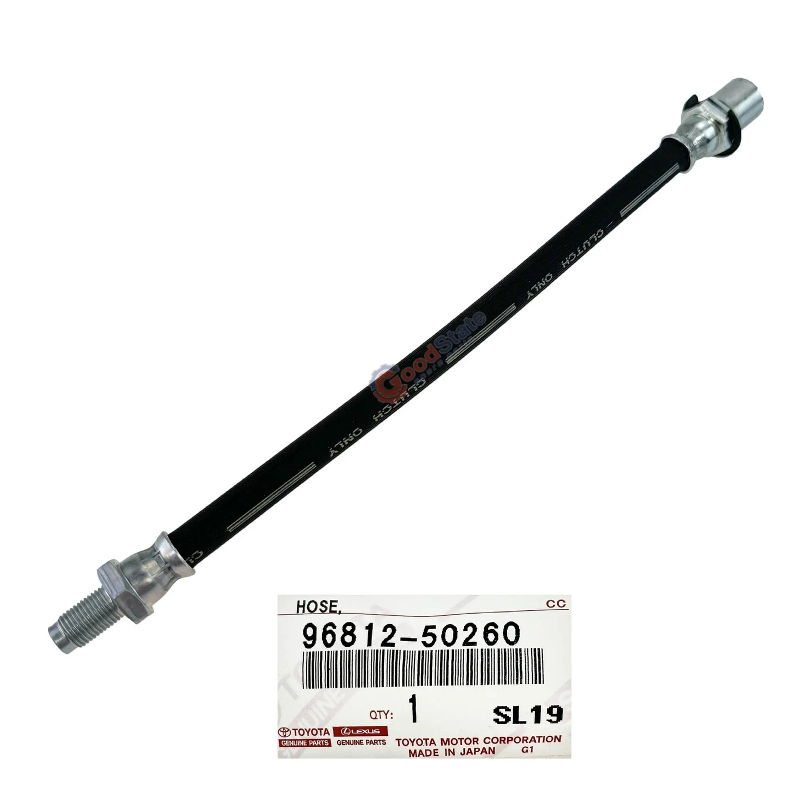 Genuine Toyota LandCruiser HZJ75 Clutch Slave Cylinder Hose 96812-50260