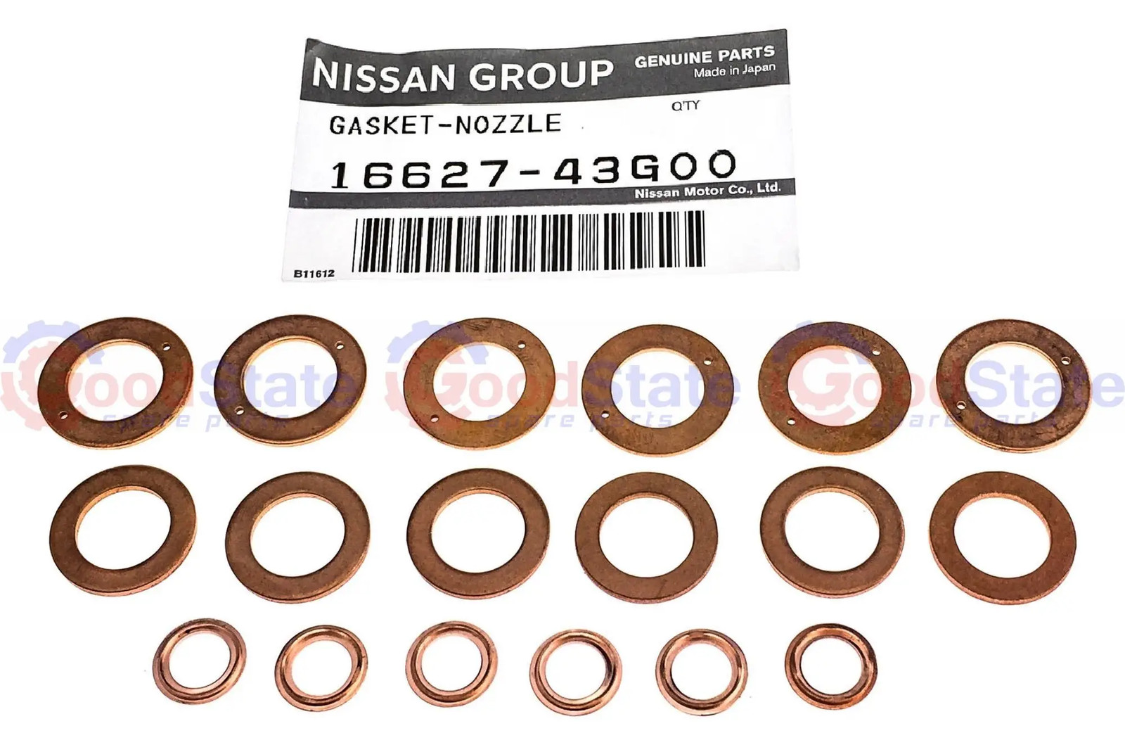 GENUINE Nissan Patrol GQ Y60 GU Y61 TD42 4.2L Injector Sealing Washer Kit GS18