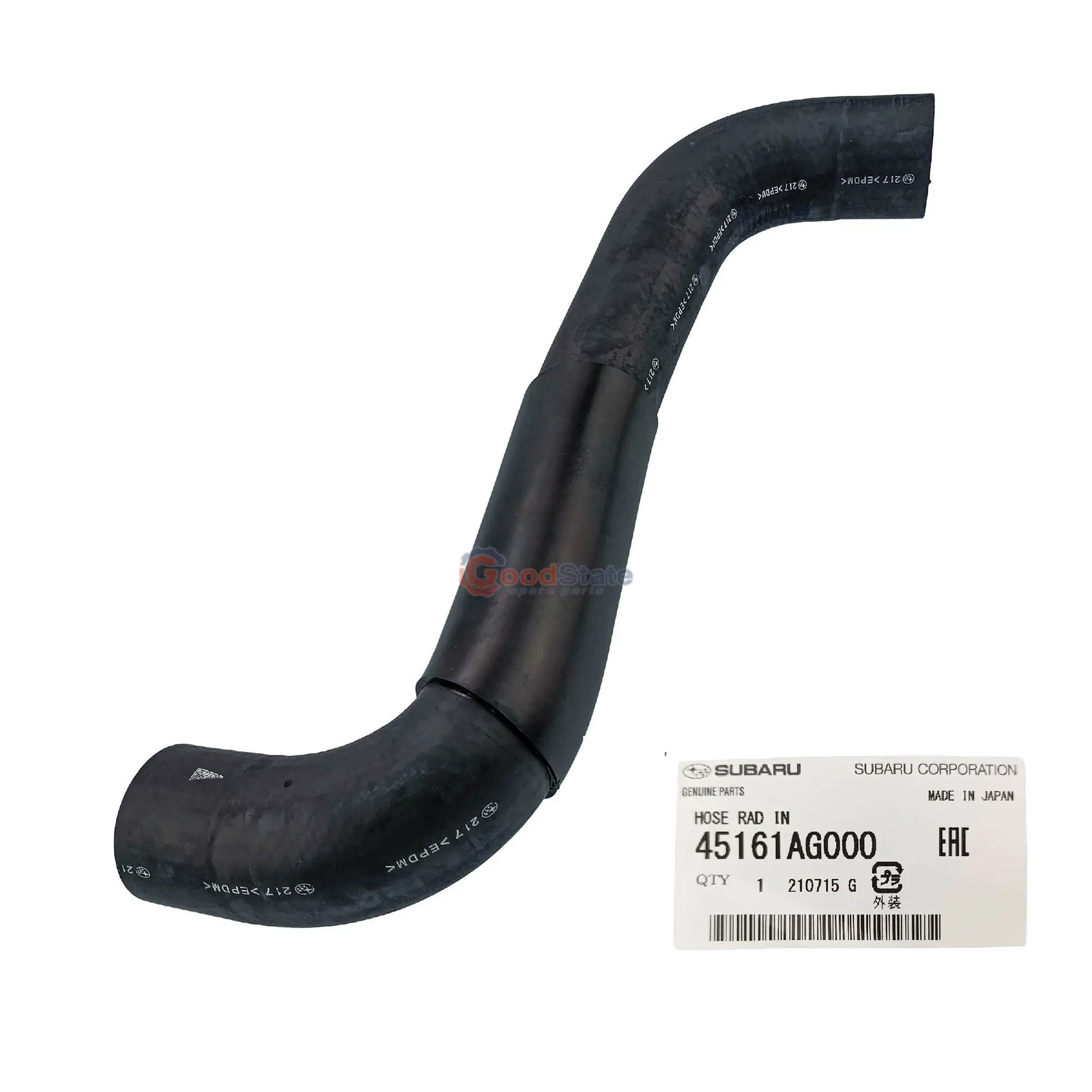 GENUINE Subaru Impreza WRX STi Upper Top Inlet Radiator Hose 45161AG000
