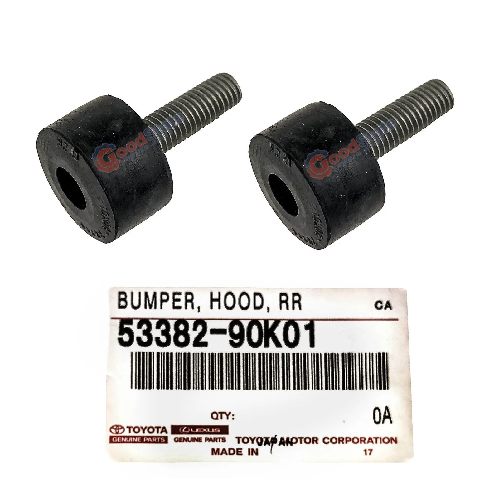 Genuine Toyota LandCruiser 75 70 60 Series Bonnet Bumper Stop Rubber x2