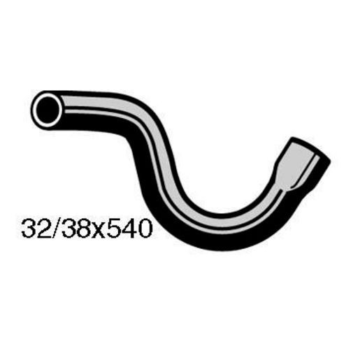 Rare Spares - Hose Radiator Lower XR & ZA 6 Cylinder - KM5023 Replacement Hose