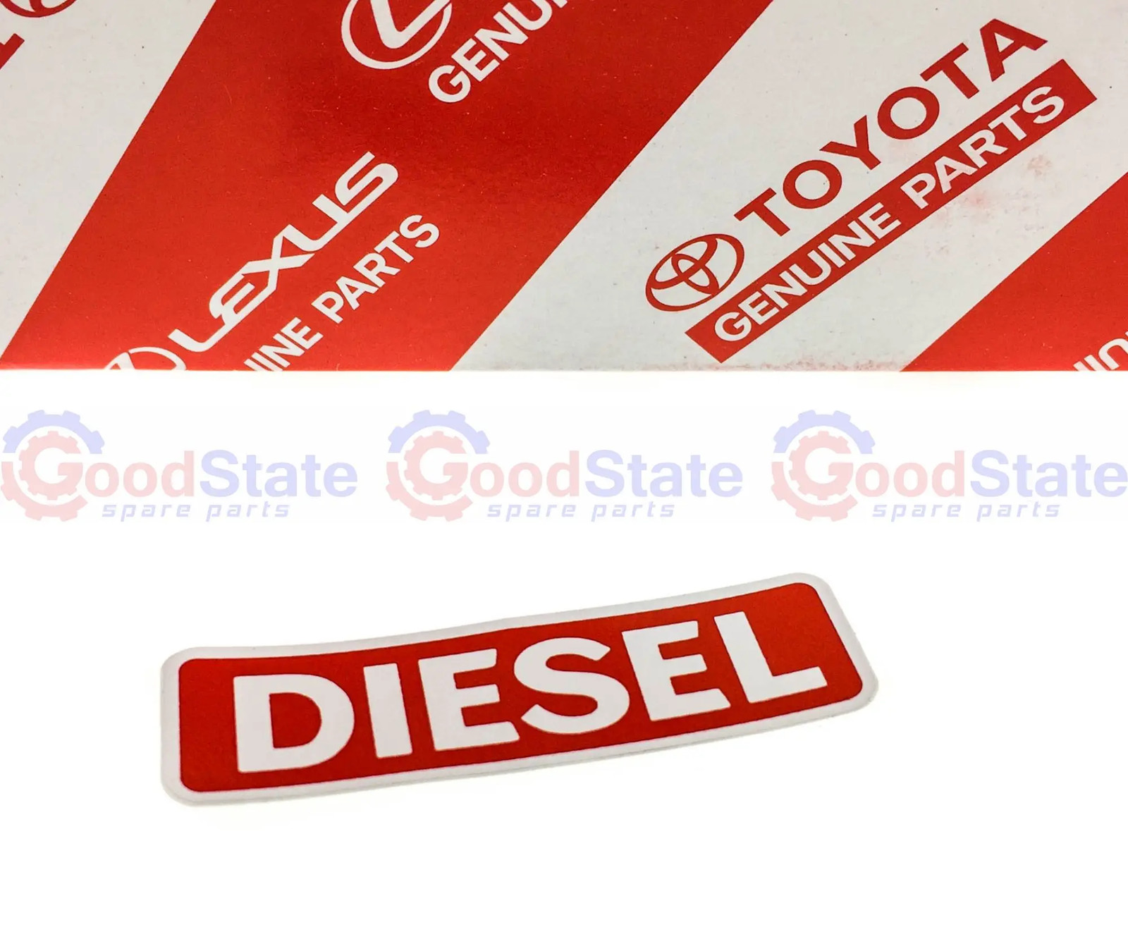 Genuine Toyota LandCruiser HDJ79 HDJ78 HDJ101 Diesel Caution Sticker 74559-89101