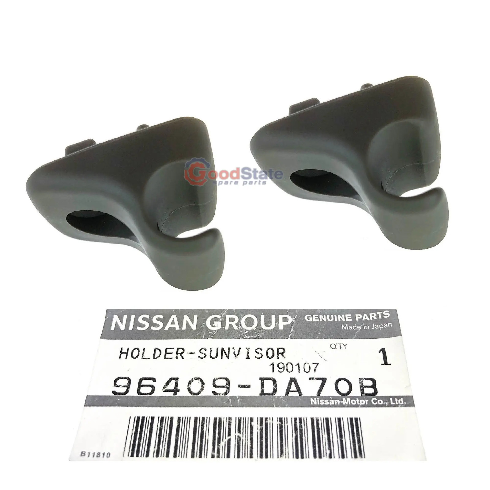 GENUINE Nissan Patrol Y61 GU Sun Visor Holder Clip Bracket x2 96409DA70A