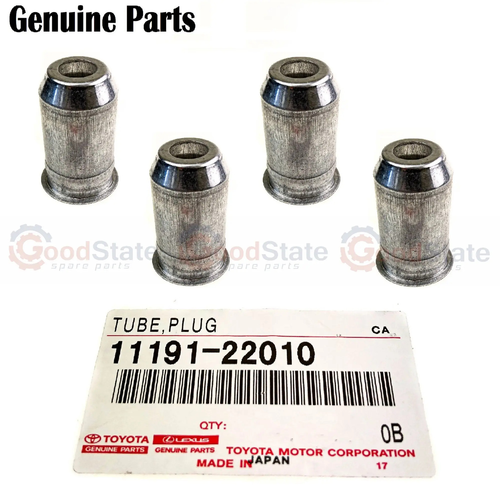 Toyota Corolla KE71 KE70 KE50 KE35 3KC 4K Genuine Spark Plug Tube x4 GS4606