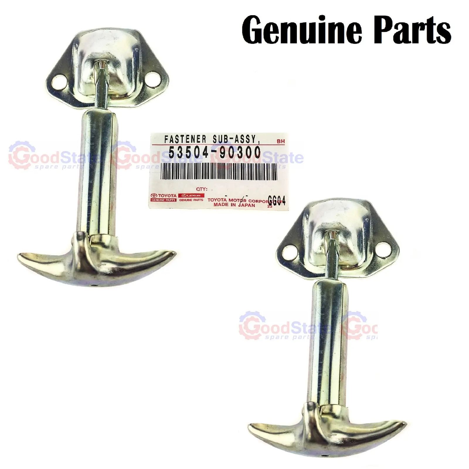 Genuine Toyota LandCruiser FJ40 BJ46 BJ45 BJ44 Windscreen Bonnet Catch Latch x2