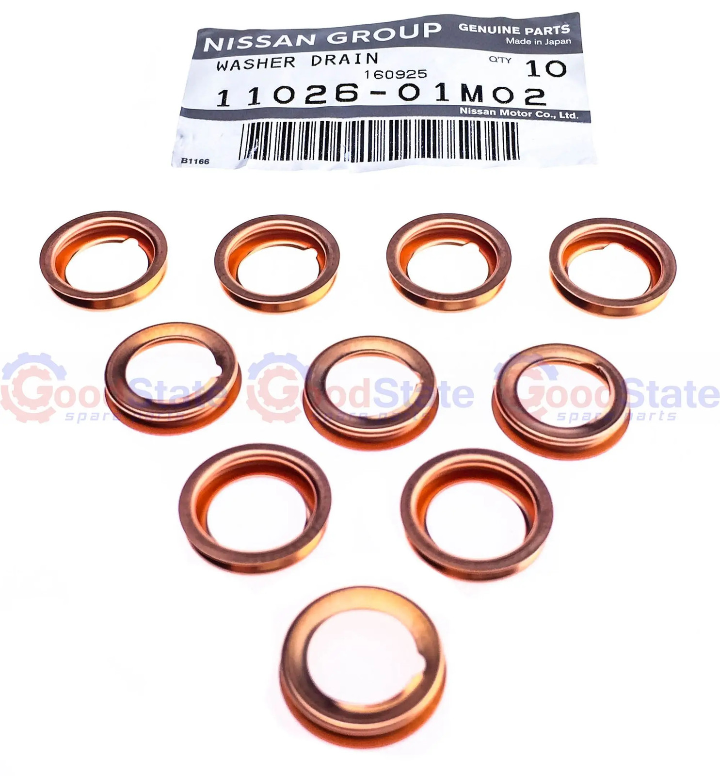 GENUINE Nissan Patrol GQ Y60 GU Y61 Y62 Small Sump M12 Plug Washer 10pcs GS25