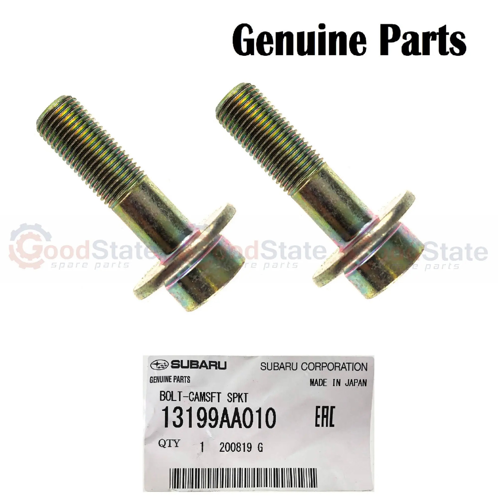 GENUINE Subaru Impreza WRX 2004-2020 Camshaft Sprocket Bolt x2 13199AA010 GS5133