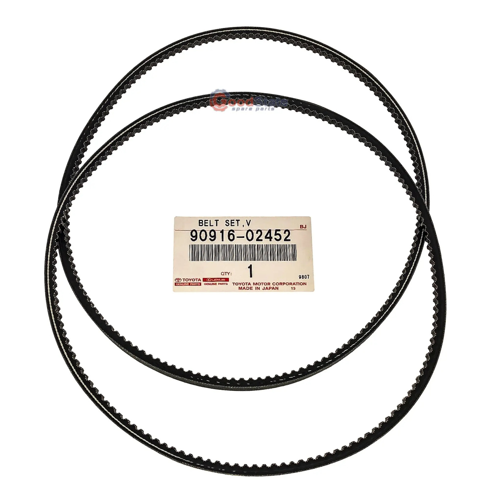 Genuine Toyota LandCruiser 80 105 100 Series 1HD 1HZ Fan Drive Belt 90916-02452
