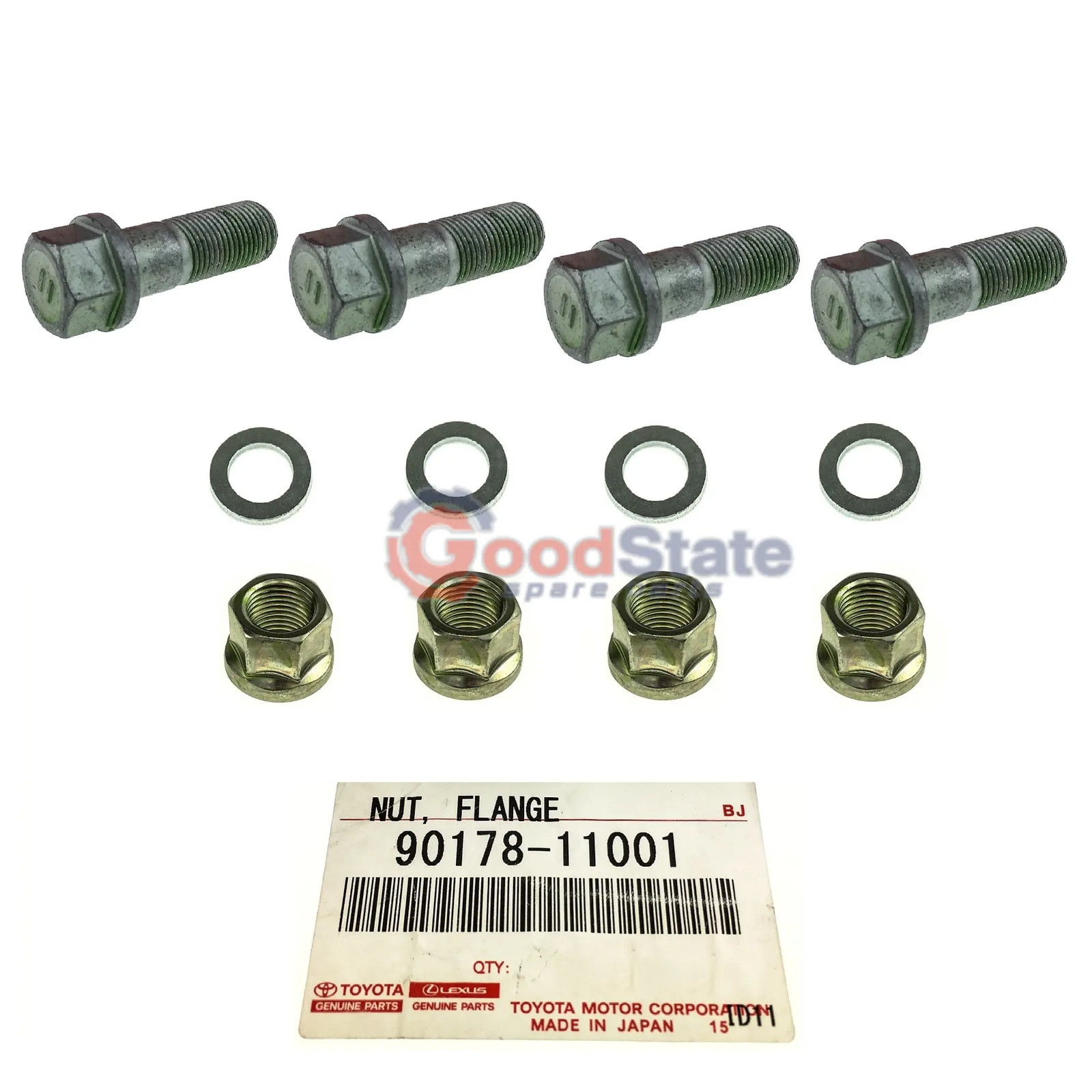 Toyota LandCruiser HDJ79 HDJ78 HDJ101 Tail Propshaft Bolt Nut Washer Kit GS3239