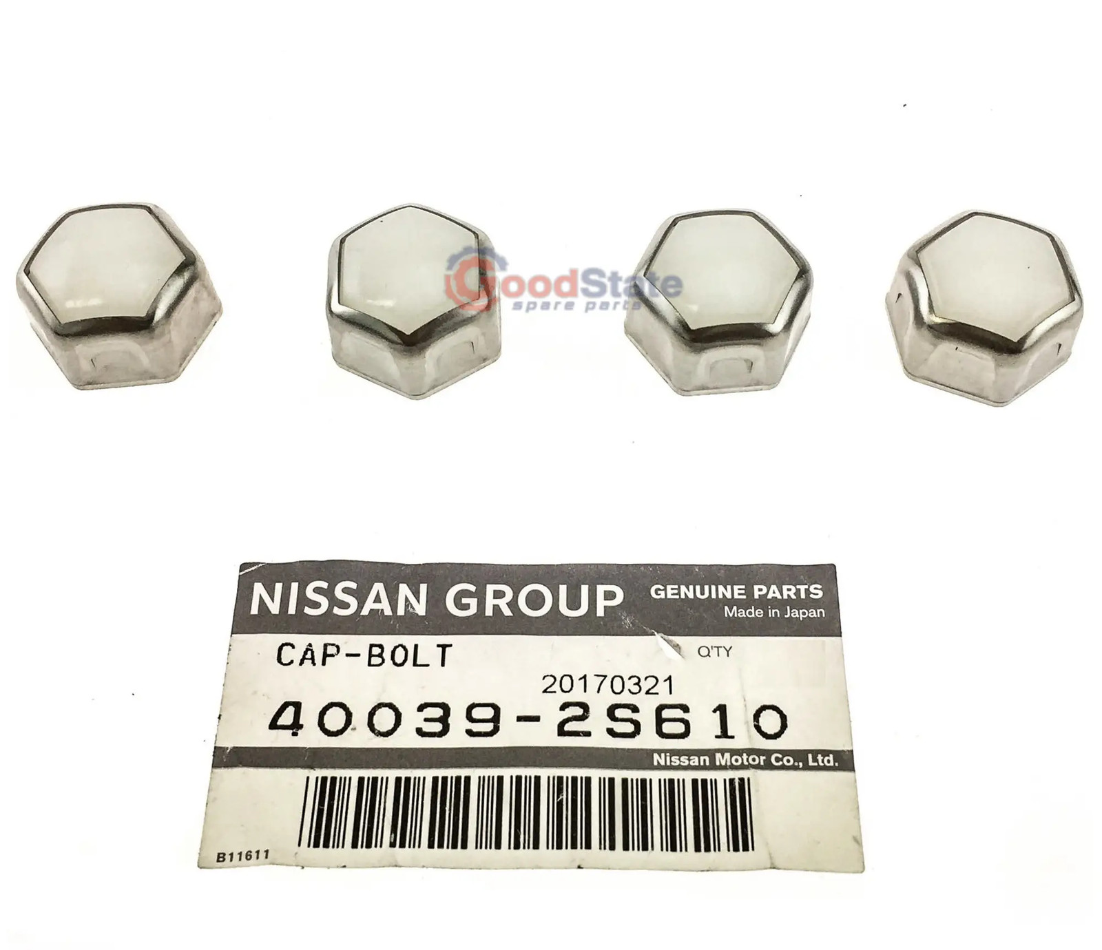 GENUINE Nissan Navara D22 4x4 4WD Steering Lock Stop Bolt Caps Nuts Set 4 GS137