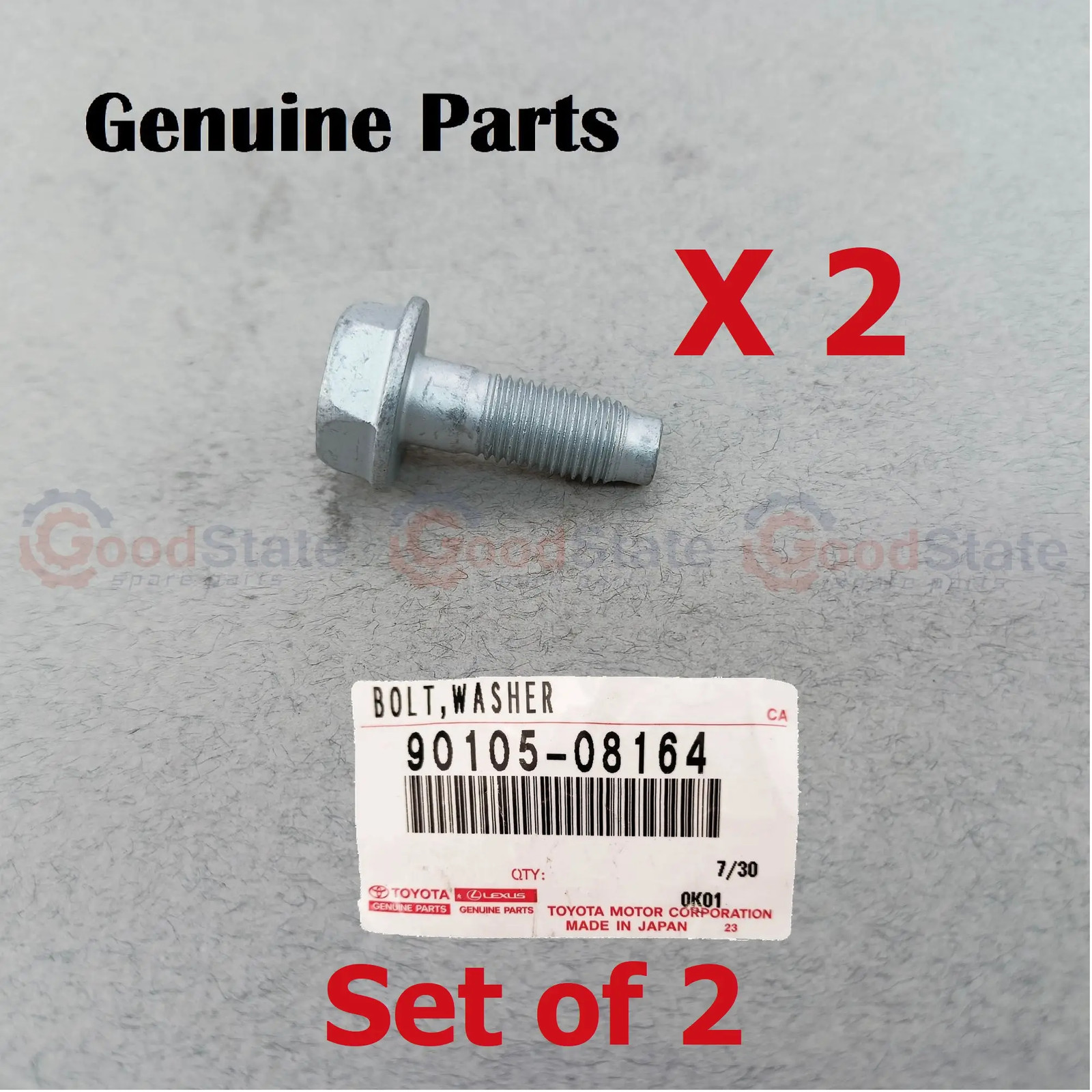 Genuine Toyota Corolla ZRE182 ZRE181 ZRE153 ZRE152 Front Caliper x2 90105-08164