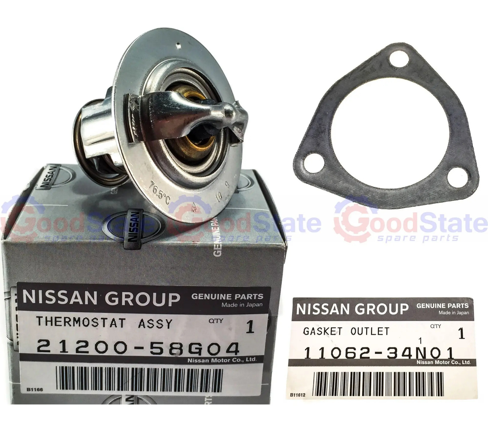 GENUINE Nissan Civilian W41 Patrol Y61 GU TD42 TD42T Thermostat Gasket Kit GS302
