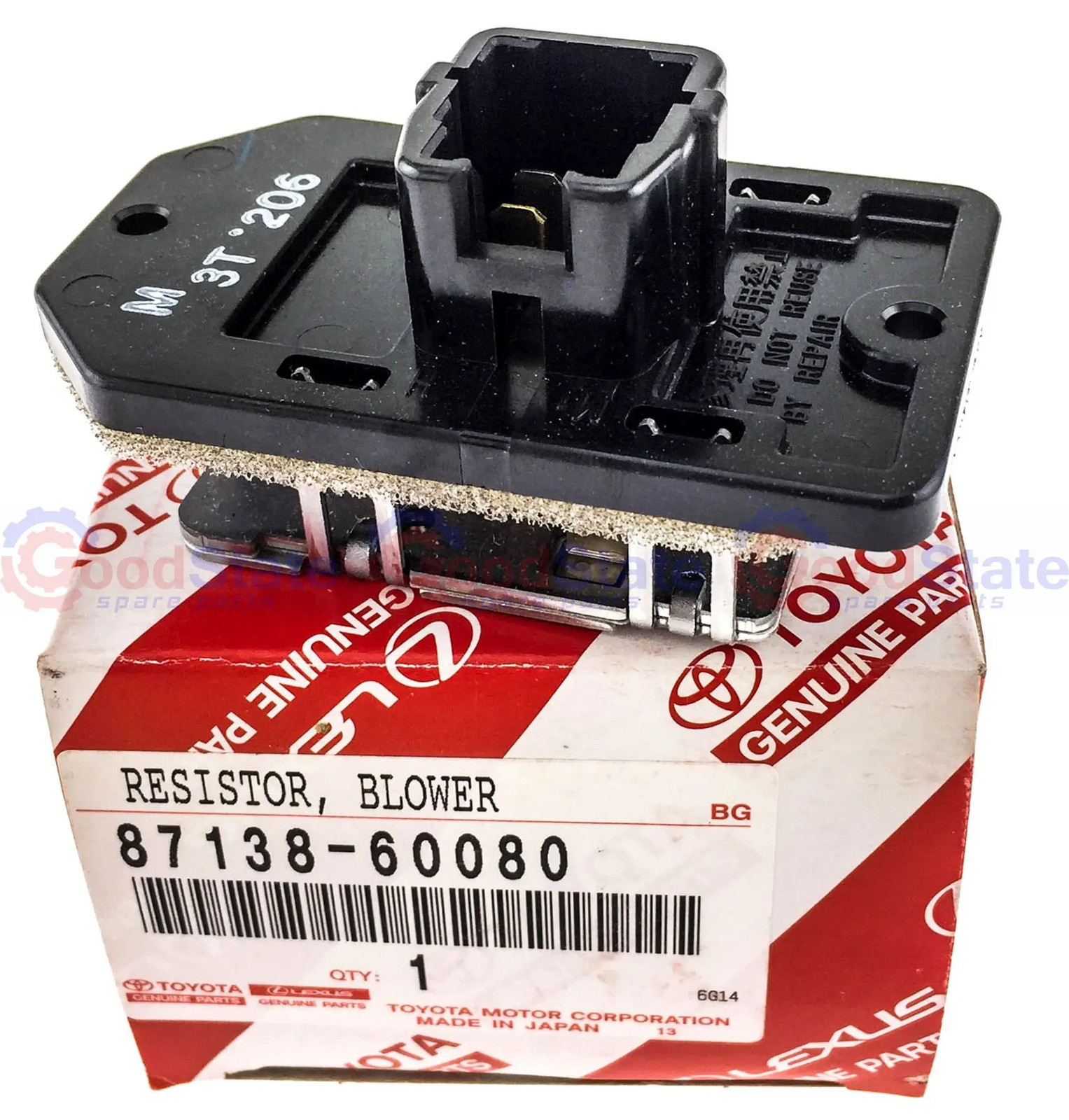 Genuine Toyota LandCruiser HDJ100 Heater Blower Motor Speed Resistor 87138-60080