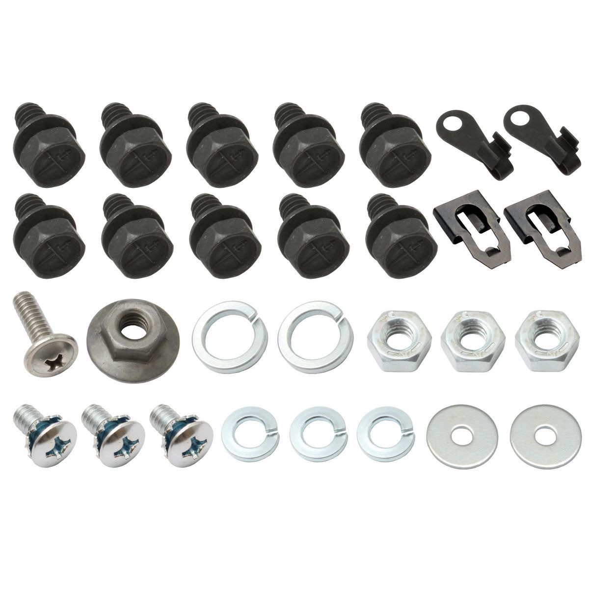 Rare Spares - Door Internal Nut & Bolt Set HQ-HZ Rear 1 Door - FK1001 Auto