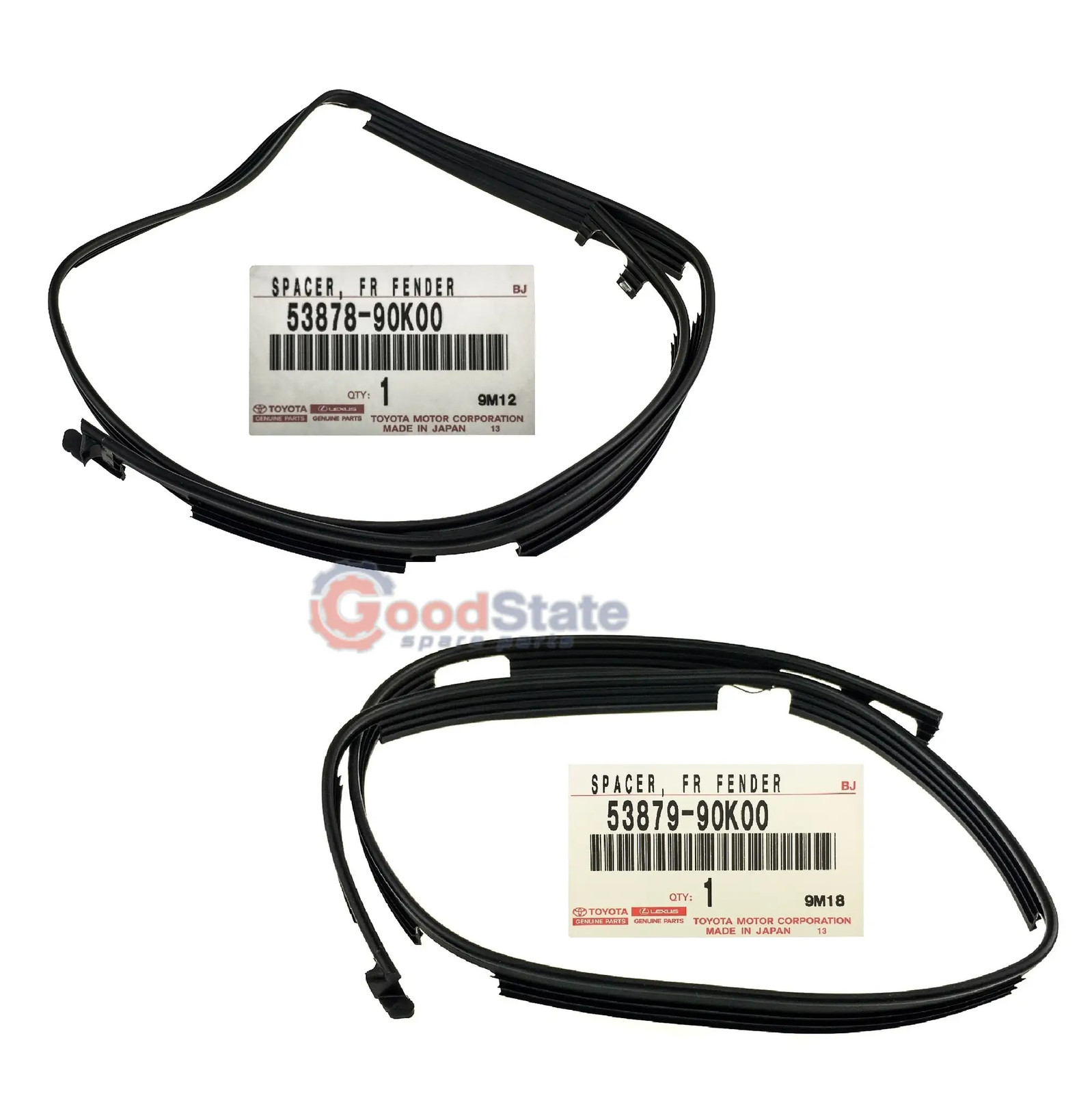 Genuine Toyota LandCruiser HZJ70 HZJ71 HJ75 Front Fender Liner Retainer Set