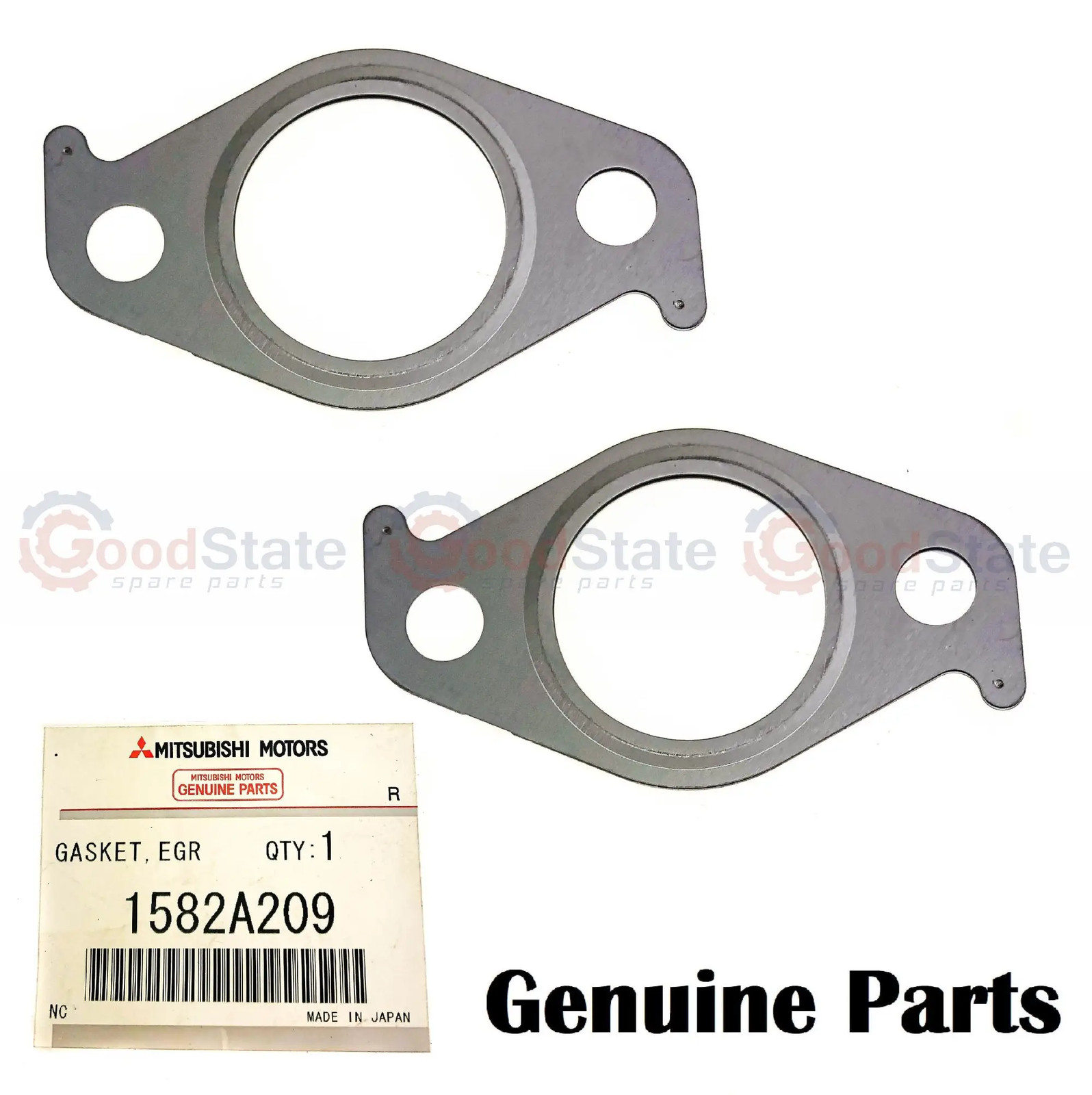 GENUINE Mitsubishi Triton ML MN MQ MR EGR Pipe to Cooler Gasket x2 1582A209