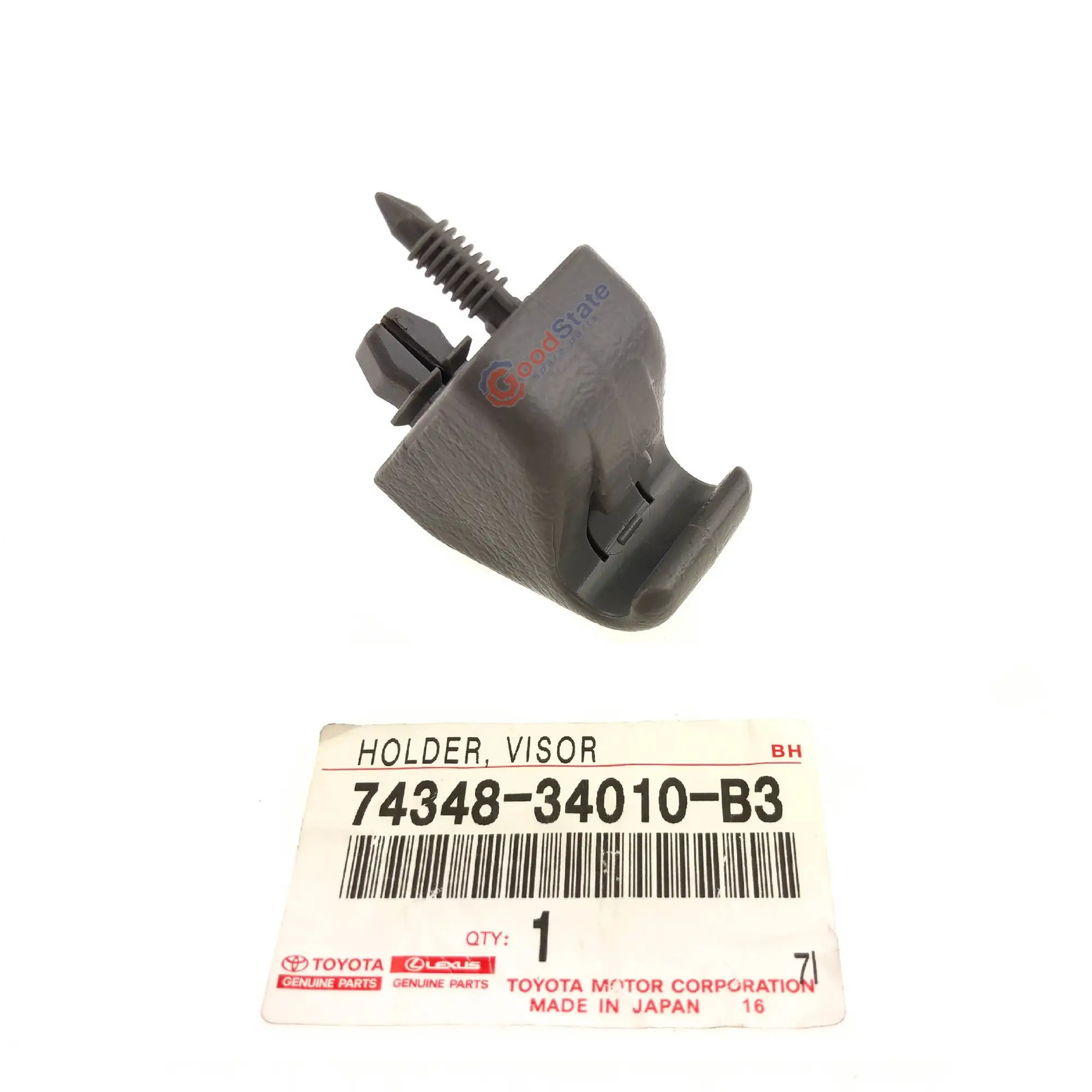Genuine Toyota Prado VZJ125 Sun Visor Holder Clip 74348-34010-B3 Trim