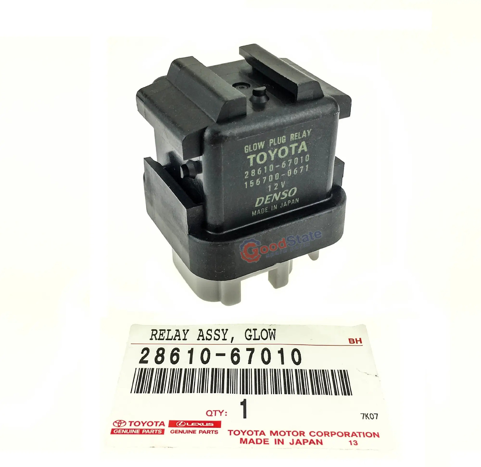 Genuine Toyota Hilux Surf KZN130 1KZ Glow Relay 28610-67010 KZJ73 KZJ71 KZJ70